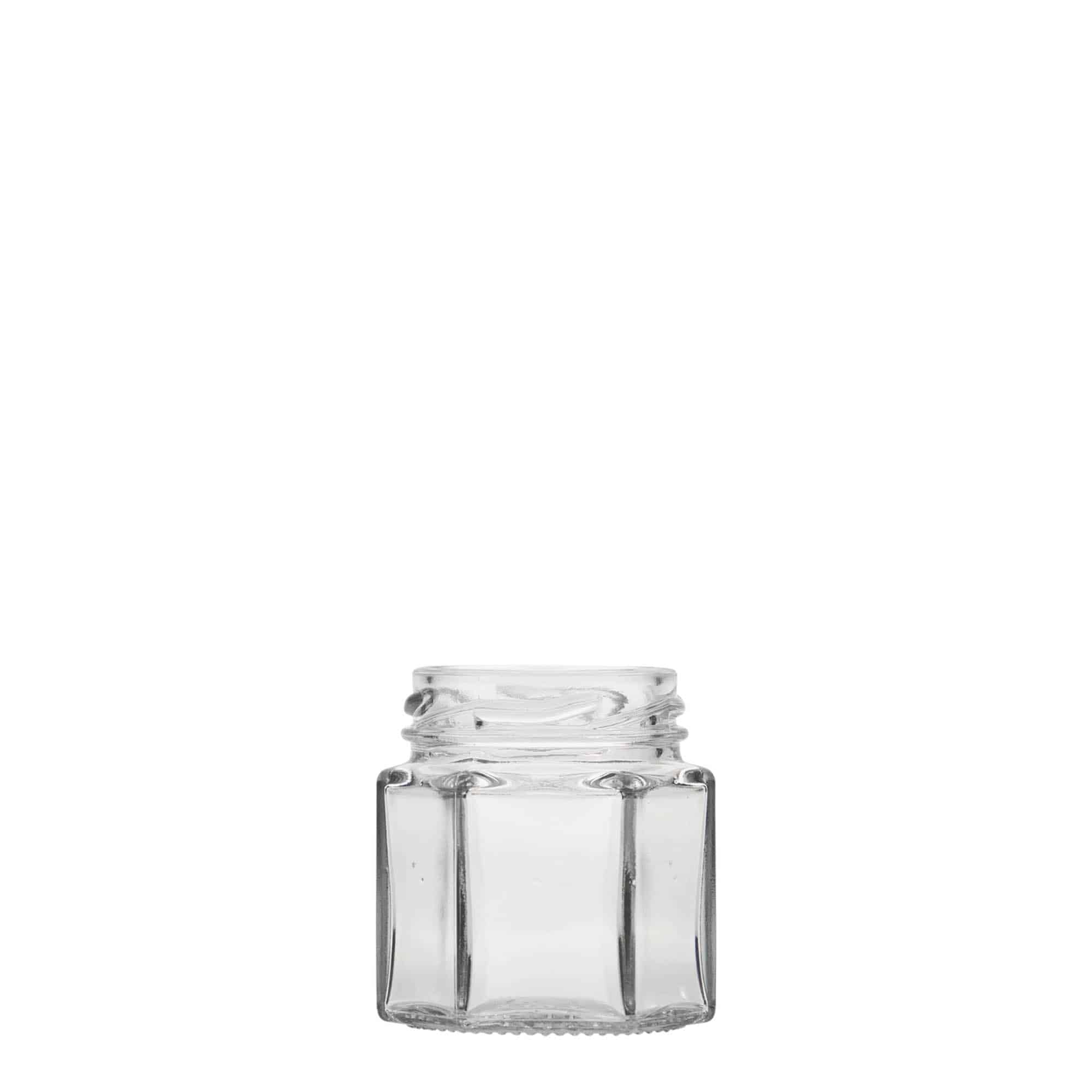 47 ml borcan hexagonal, gura: Twist-Off (TO 43)