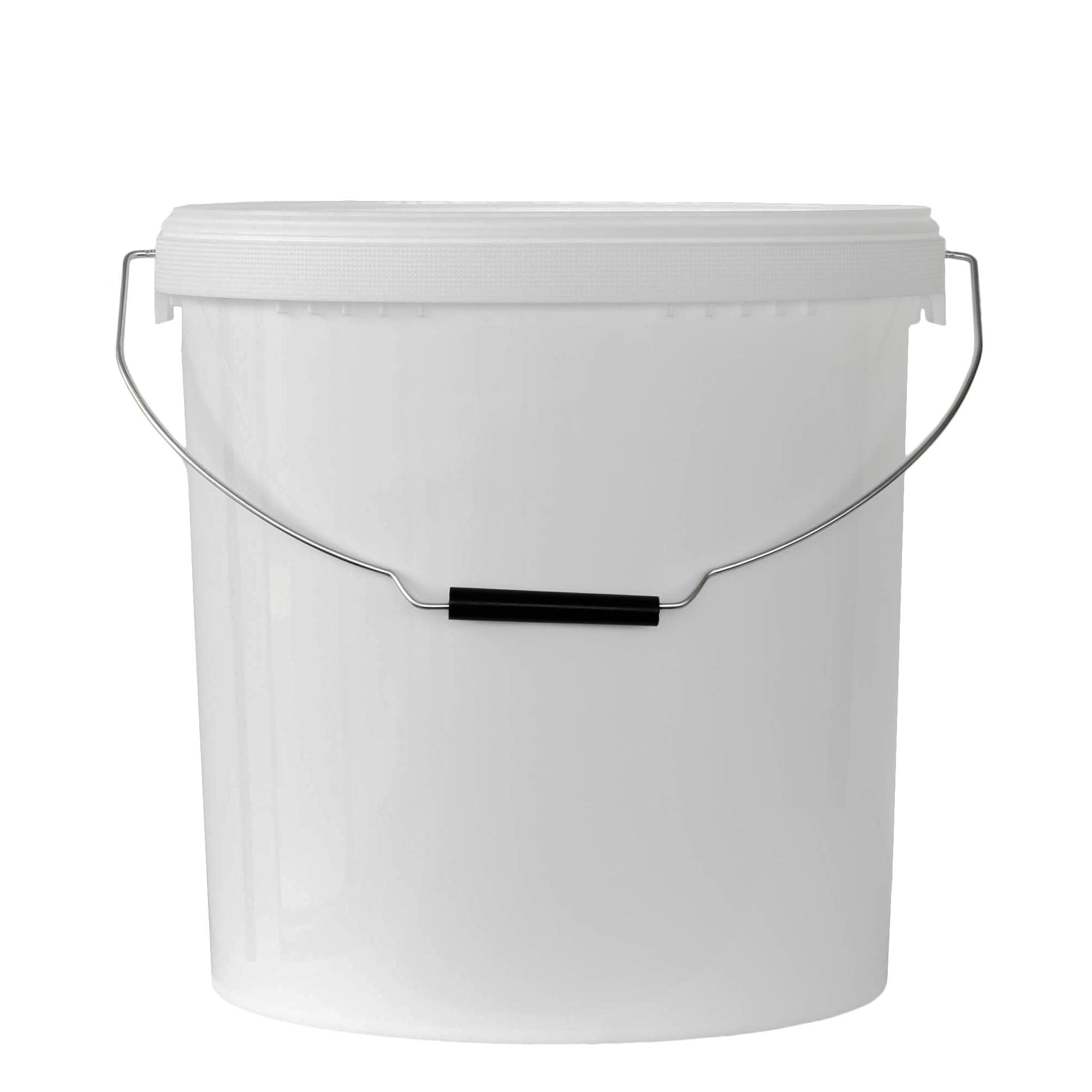 Găleată de 20 l, plastic PP, albă