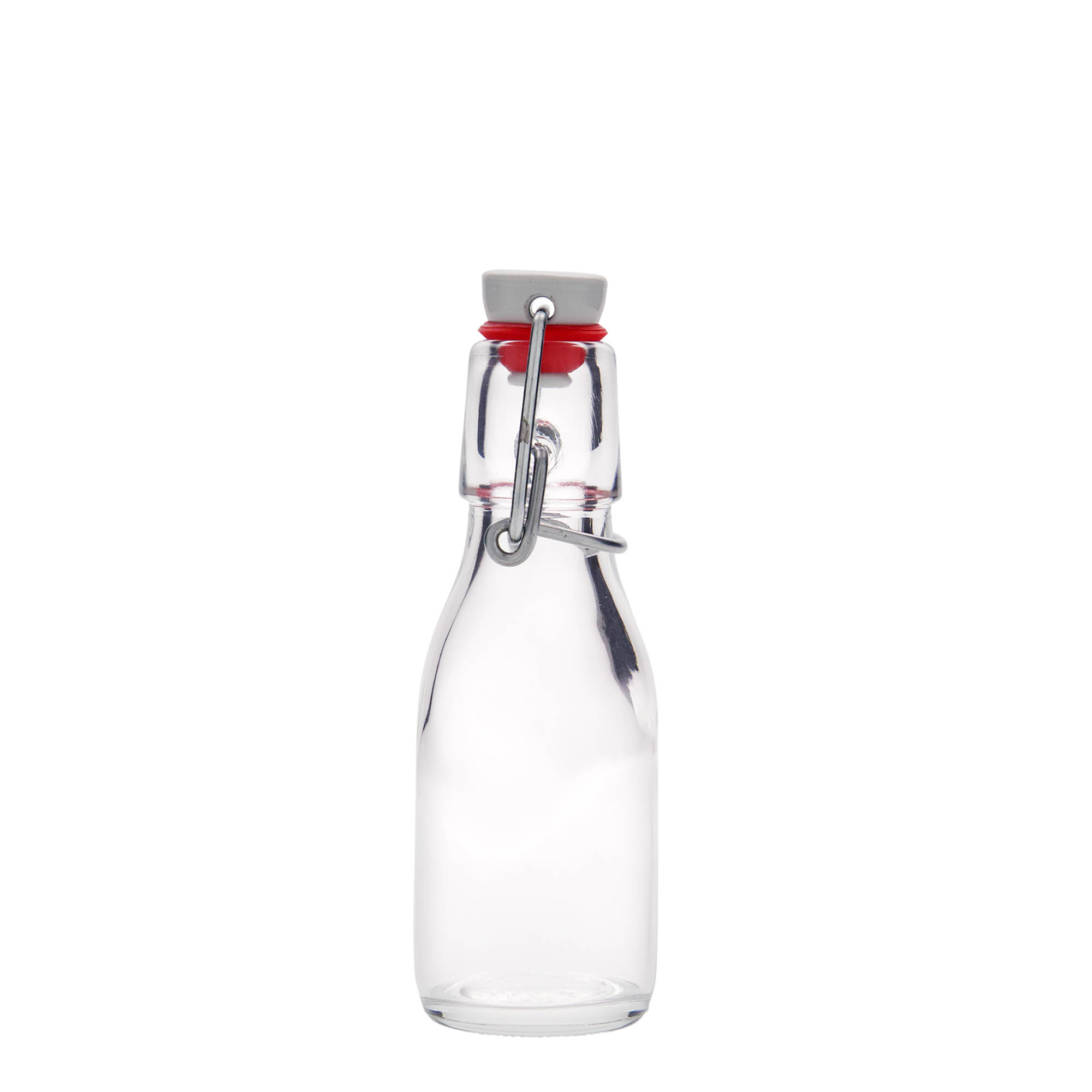 Sticlă de sticlă de 100 ml „Paul”, gura: închidere cu clemă Sticlă de sticlă de 100 ml „Paul”, gura: închidere cu clemă