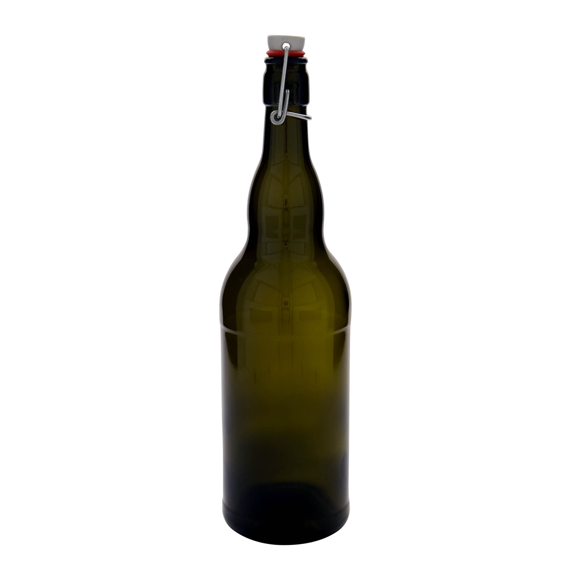 Sticlă de bere 1.000 ml Belgia, sticlă, verde antichizat, gât: închidere cu clemă Sticlă de bere 1.000 ml Belgia, sticlă, verde antichizat, gât: închidere cu clemă