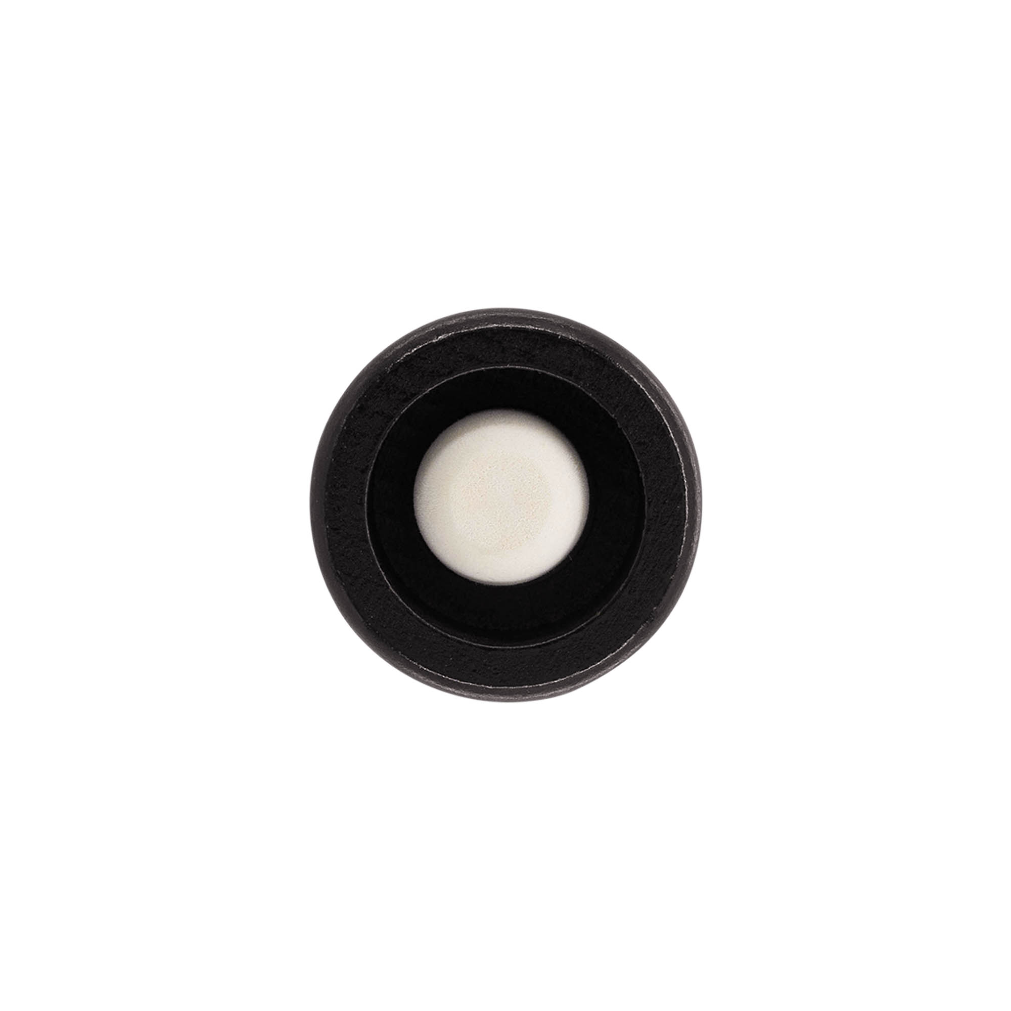 Dop cu mâner 19 mm „Pepene”, lemn/PE, negru, pentru gură: dop Dop cu mâner 19 mm „Pepene”, lemn/PE, negru, pentru gură: dop