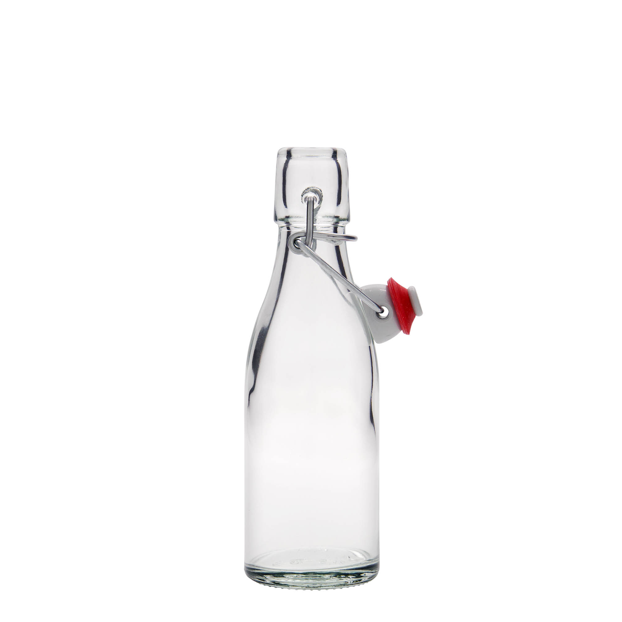 Sticlă de sticlă de 200 ml „Paul”, gât: închidere cu clemă Sticlă de sticlă de 200 ml „Paul”, gât: închidere cu clemă