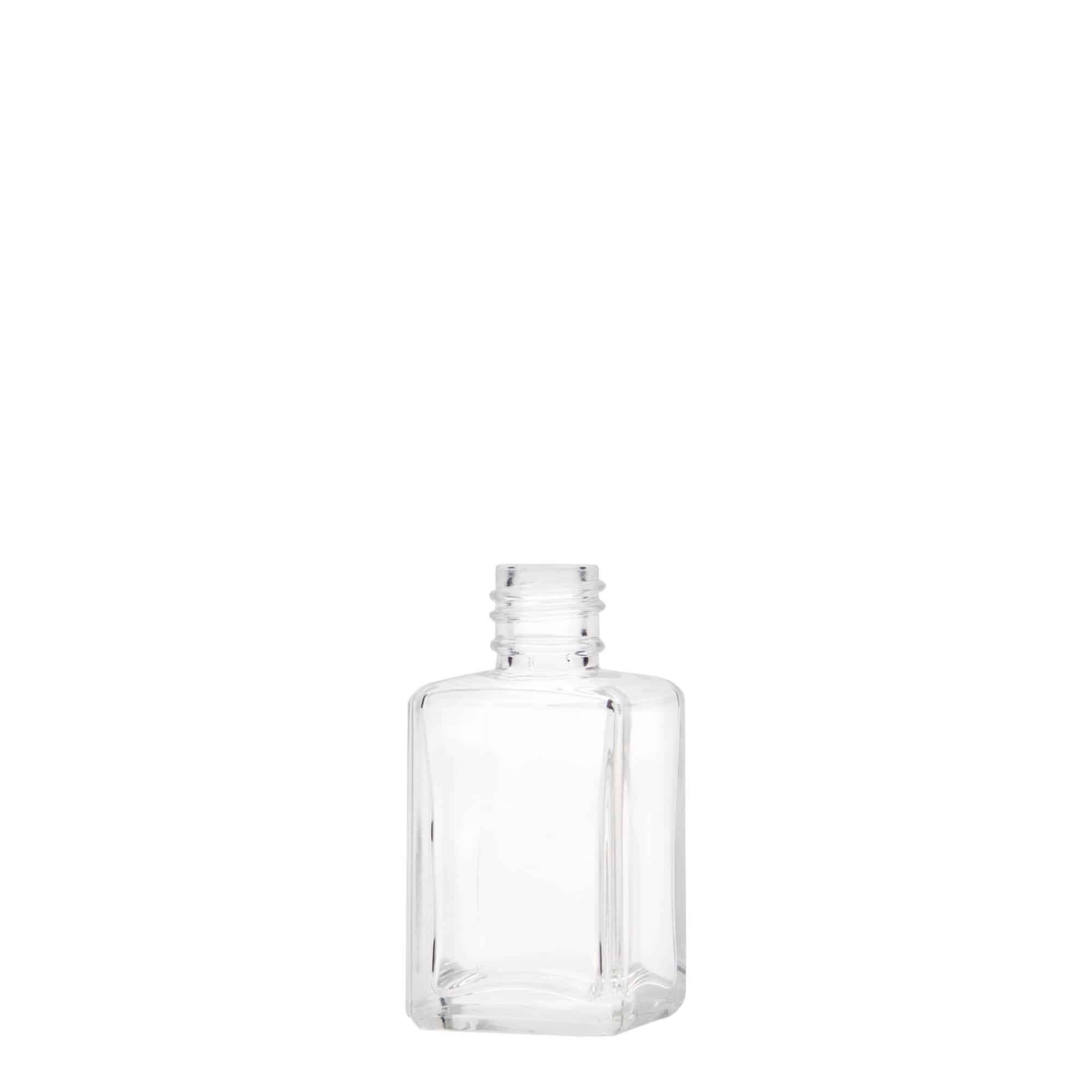 Sticlă de sticlă de 30 ml „Tamme”, pătrată, gura: PP 18