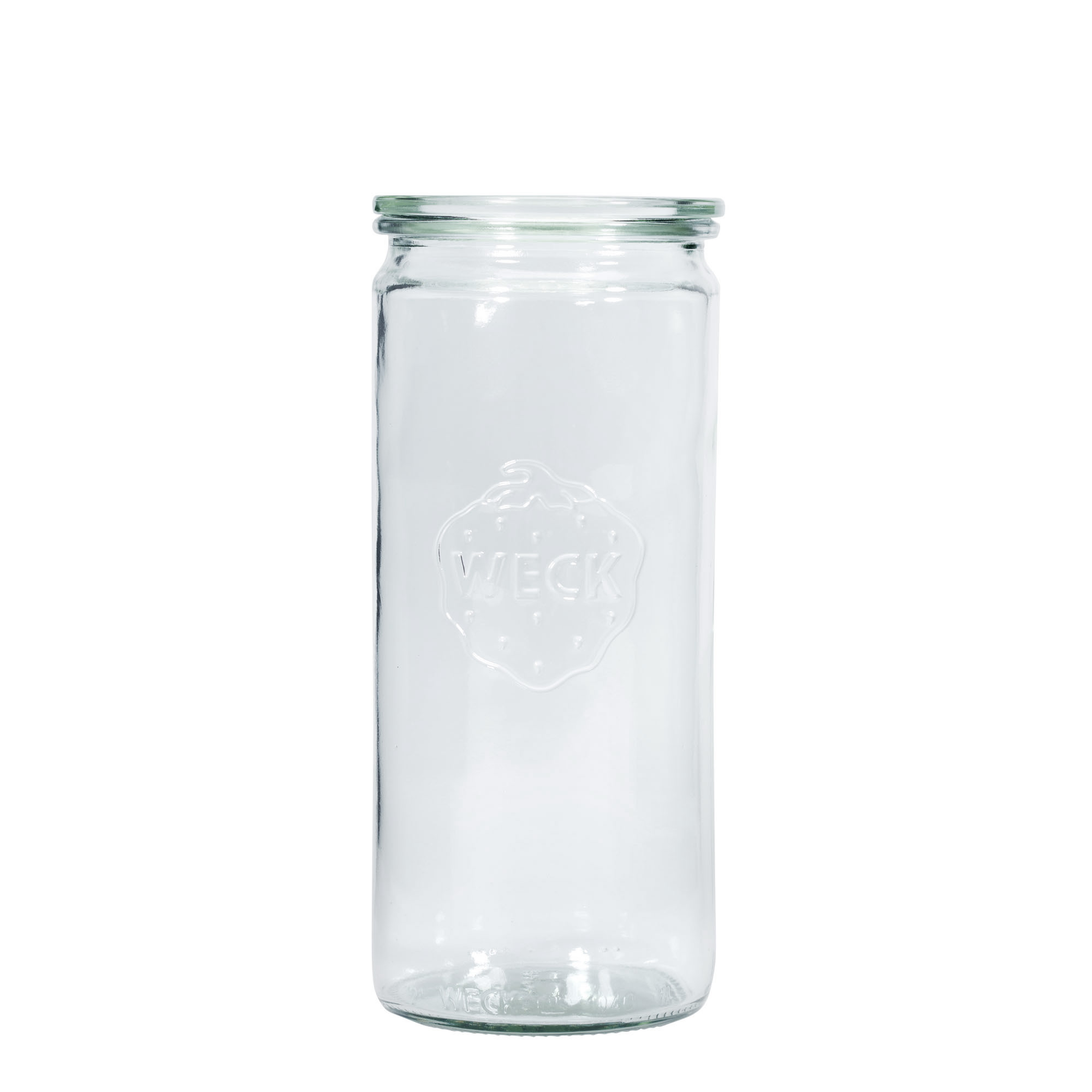1.040 ml borcan cilindric WECK, gură: margine rotundă 1.040 ml borcan cilindric WECK, gură: margine rotundă