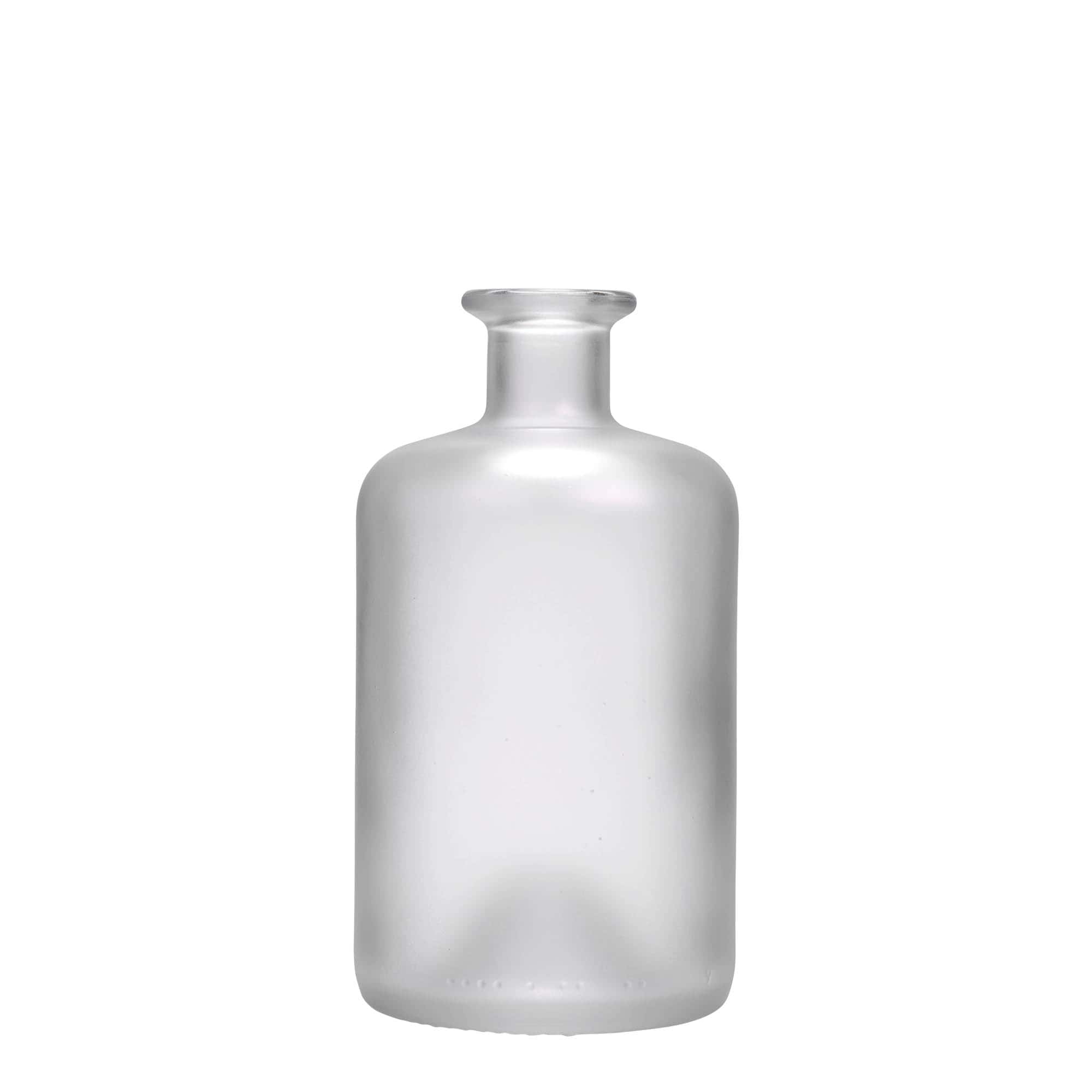 Sticlă de 500 ml pentru farmacist, înghețată, gura: plută