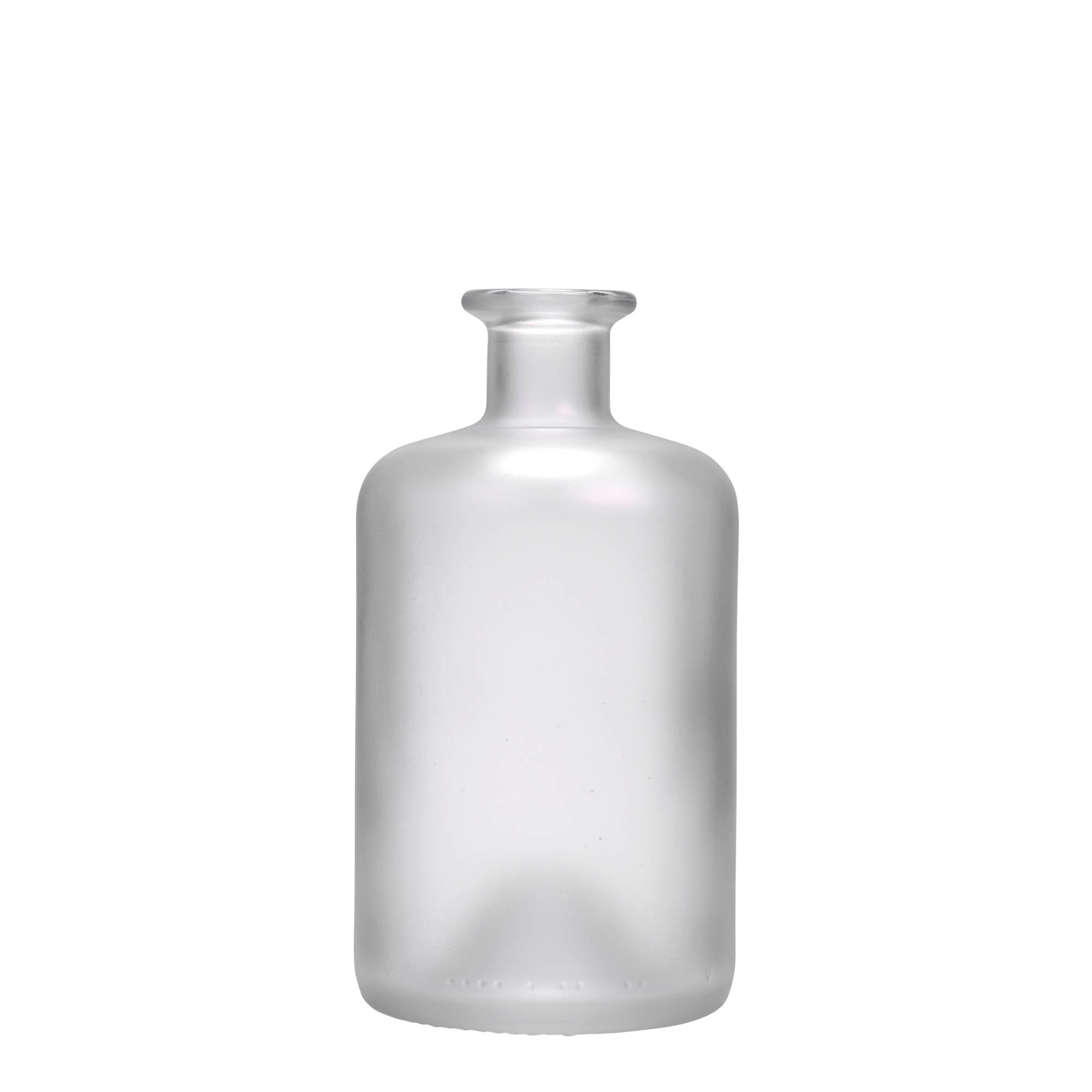 Sticlă de 500 ml pentru farmacist, înghețată, gura: plută Sticlă de 500 ml pentru farmacist, înghețată, gura: plută