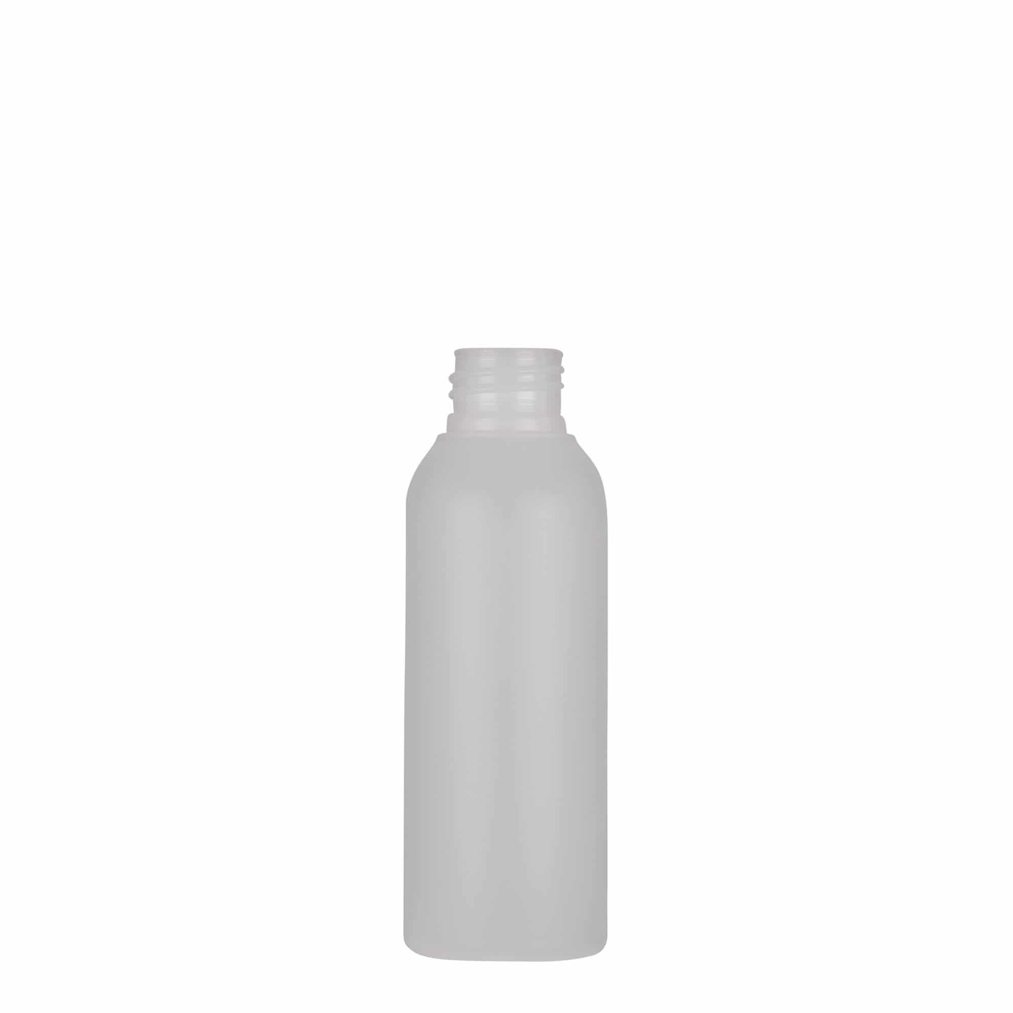 100 ml sticlă din plastic „Tuffy”, HDPE, natural, gura: 24/410