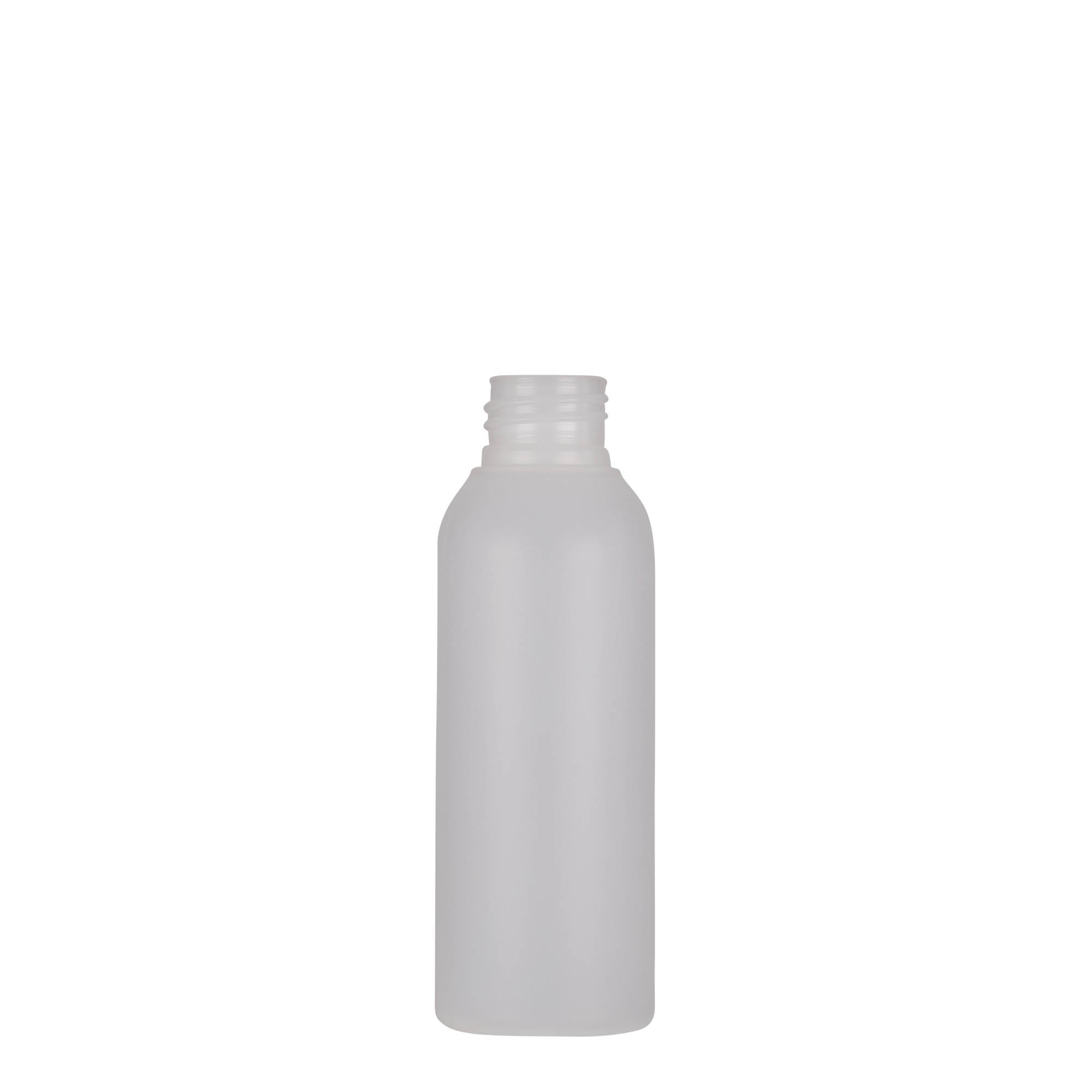 100 ml sticlă din plastic „Tuffy”, HDPE, natural, gura: 24/410 100 ml sticlă din plastic „Tuffy”, HDPE, natural, gura: 24/410