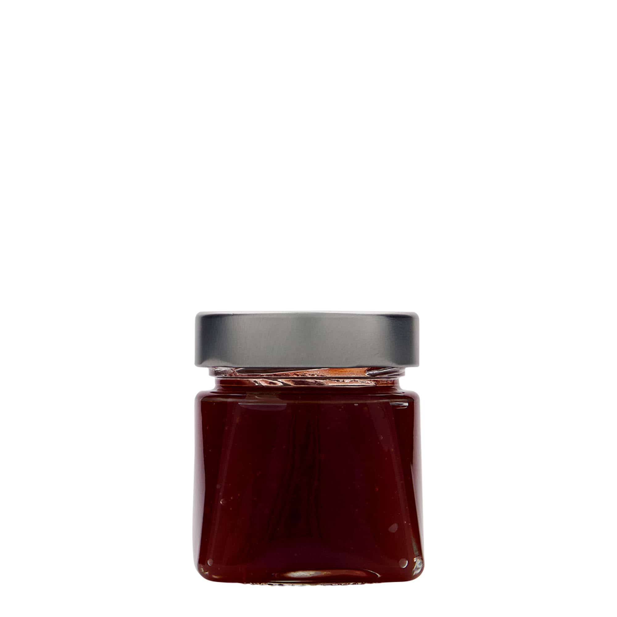 106 ml borcan pătrat 'Luxor', gura: Deep-Twist-Off (DTO 58)