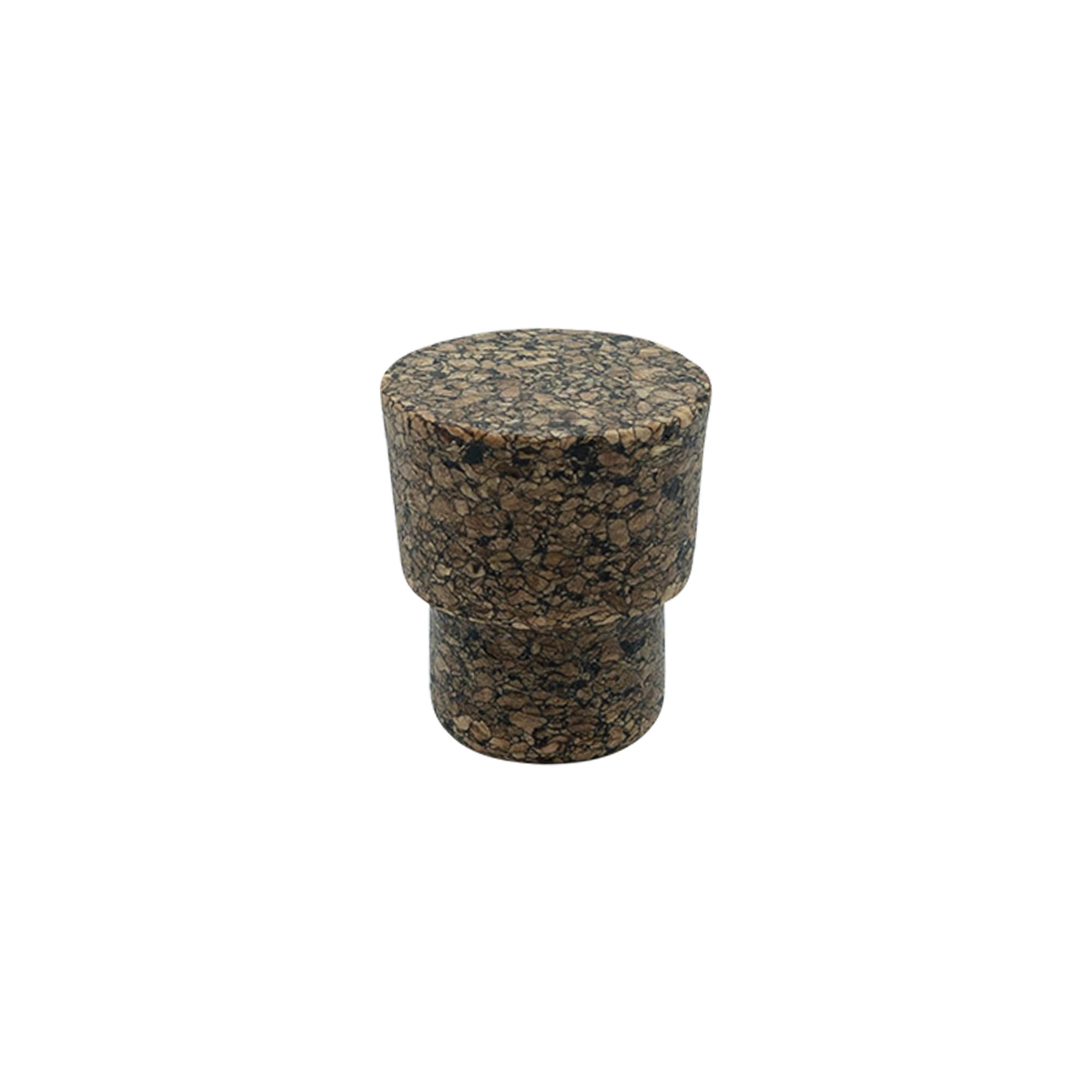 Dop cu mâner „Cornice” 22,5 mm, Corkcoal, pentru gură: plută Dop cu mâner „Cornice” 22,5 mm, Corkcoal, pentru gură: plută
