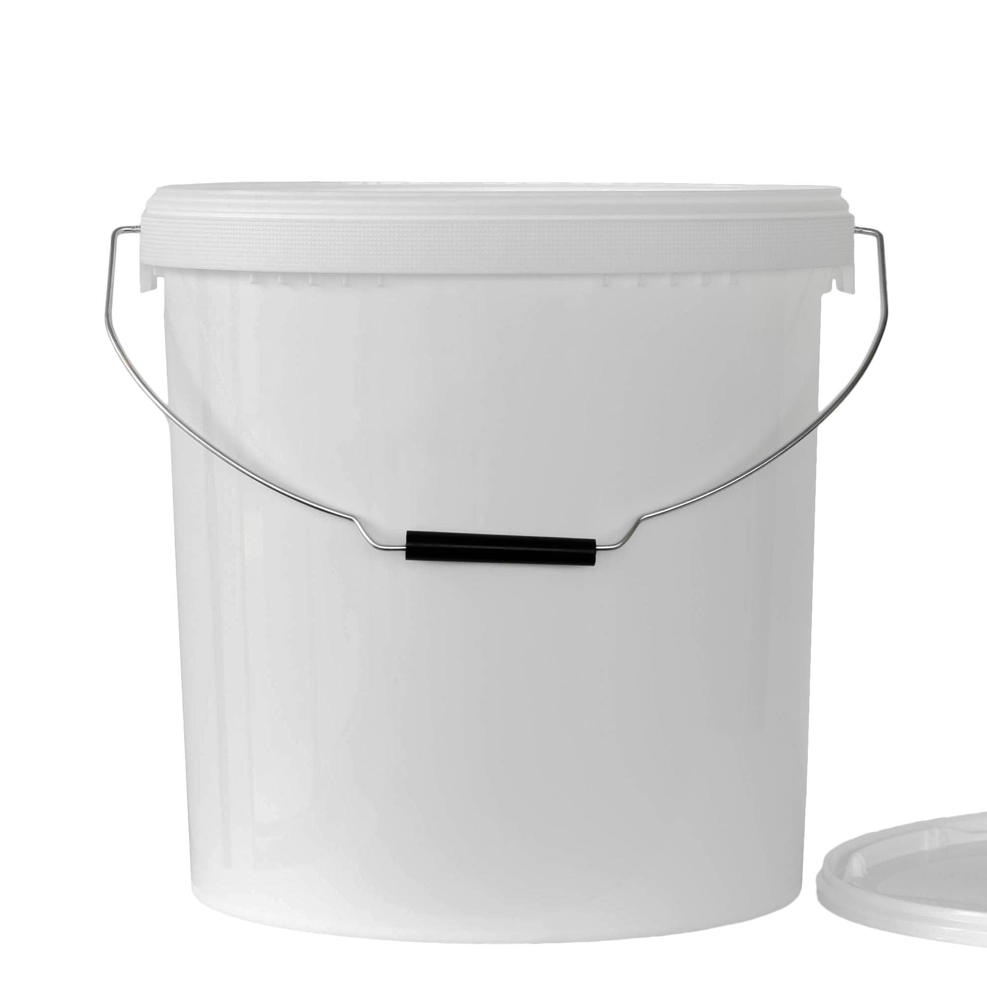 Găleată de 20 l, plastic PP, albă