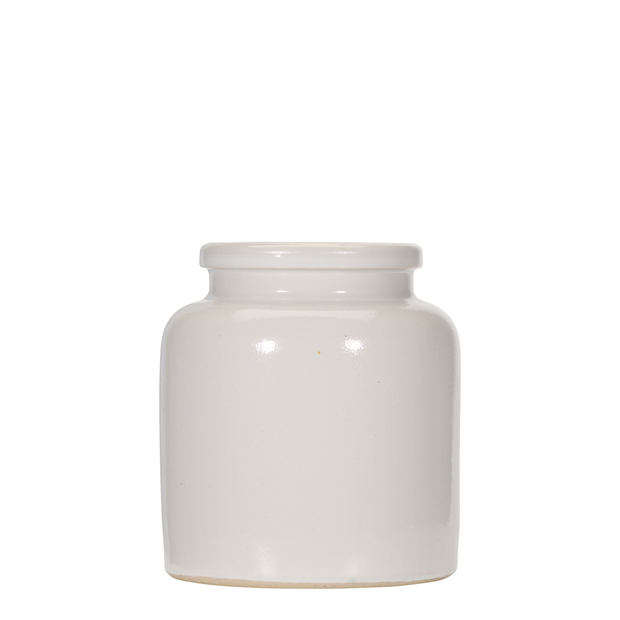 270 ml vas din ceramică Steinzeug, alb, gură: capac cu margine peste 270 ml vas din ceramică Steinzeug, alb, gură: capac cu margine peste