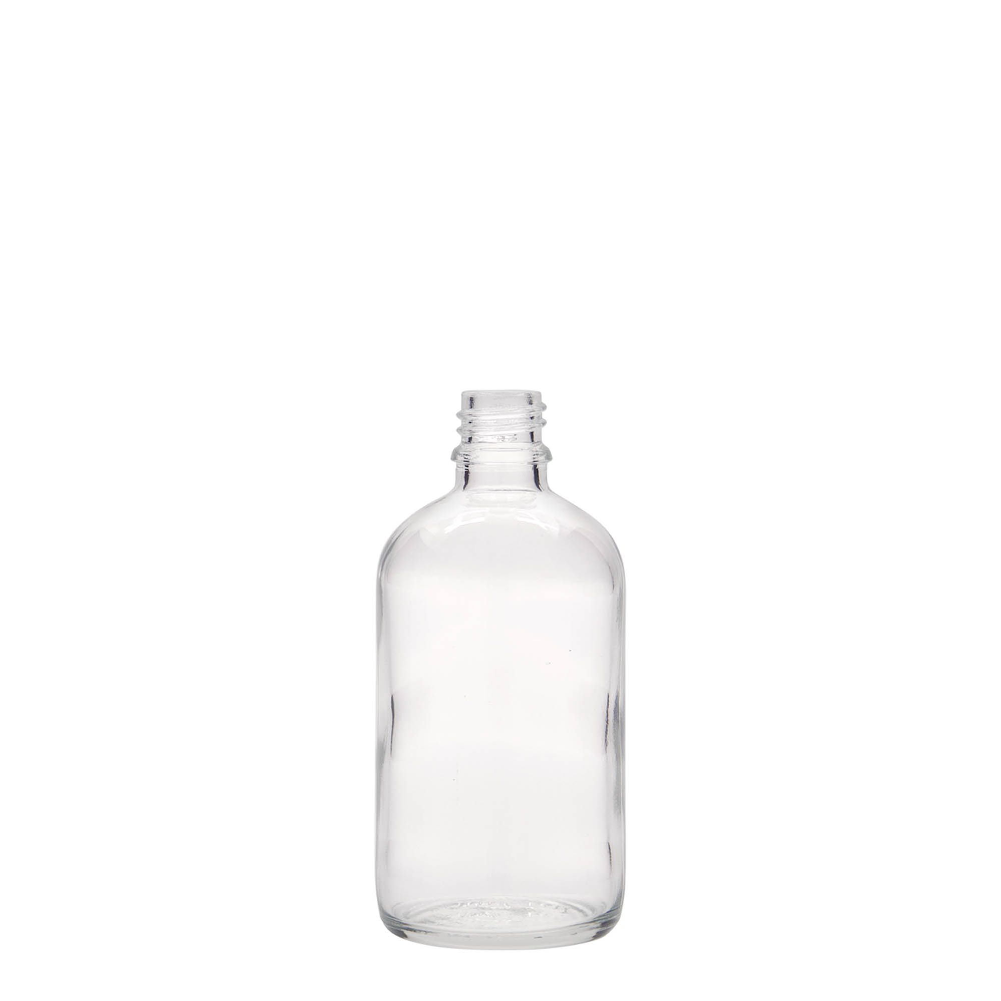 100 ml sticlă medicală, sticlă, gura: DIN 18