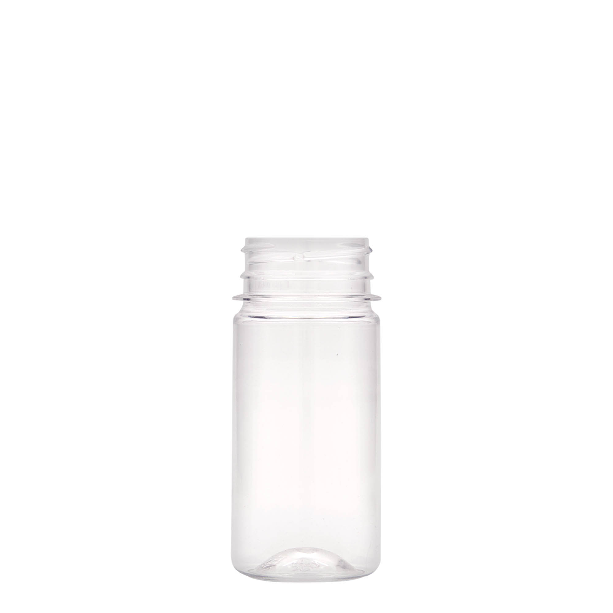 Sticlă PET de 100 ml „Everytime”, plastic, gât: 38 mm Sticlă PET de 100 ml „Everytime”, plastic, gât: 38 mm