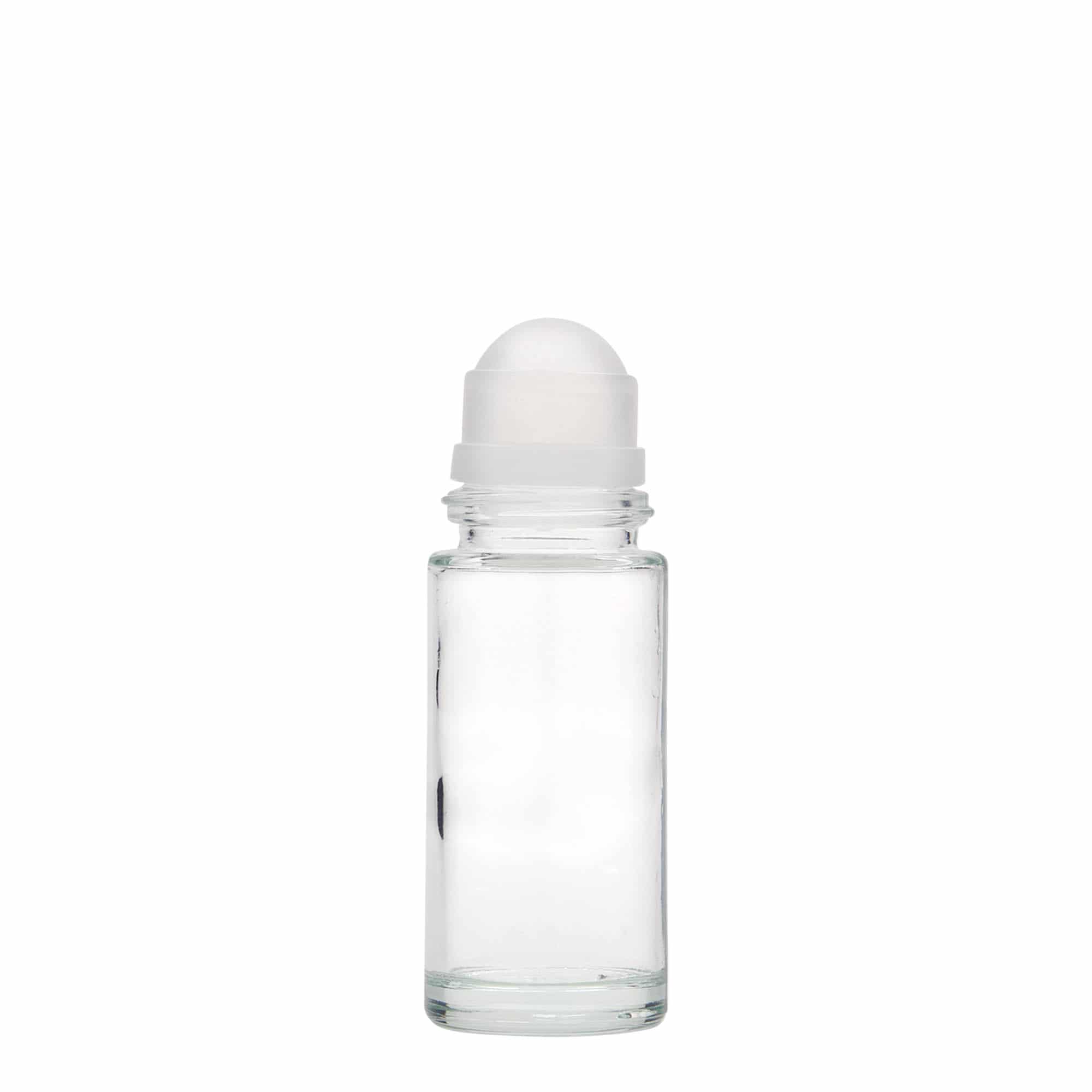 Sticlă roll-on de 50 ml, sticlă, gura: capac cu filet