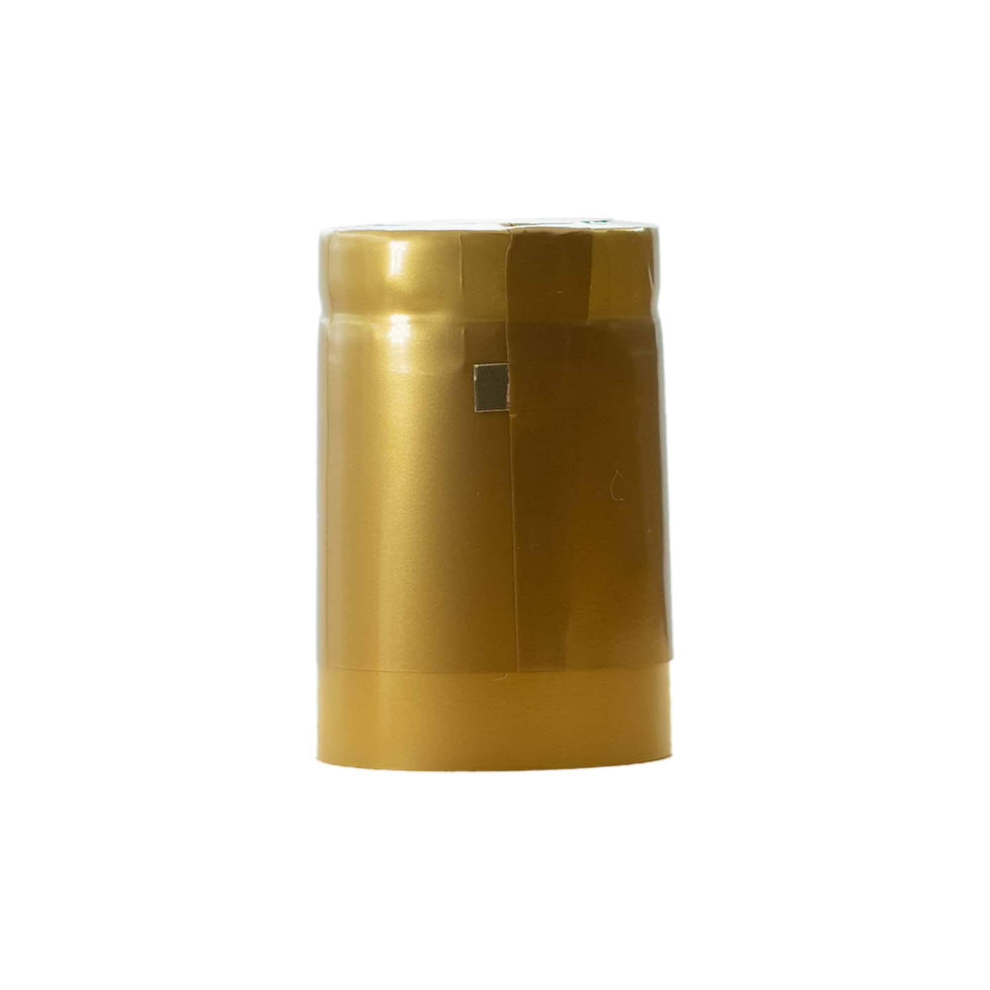 Capsulă termocontractabilă 32x41, plastic PVC, aurie