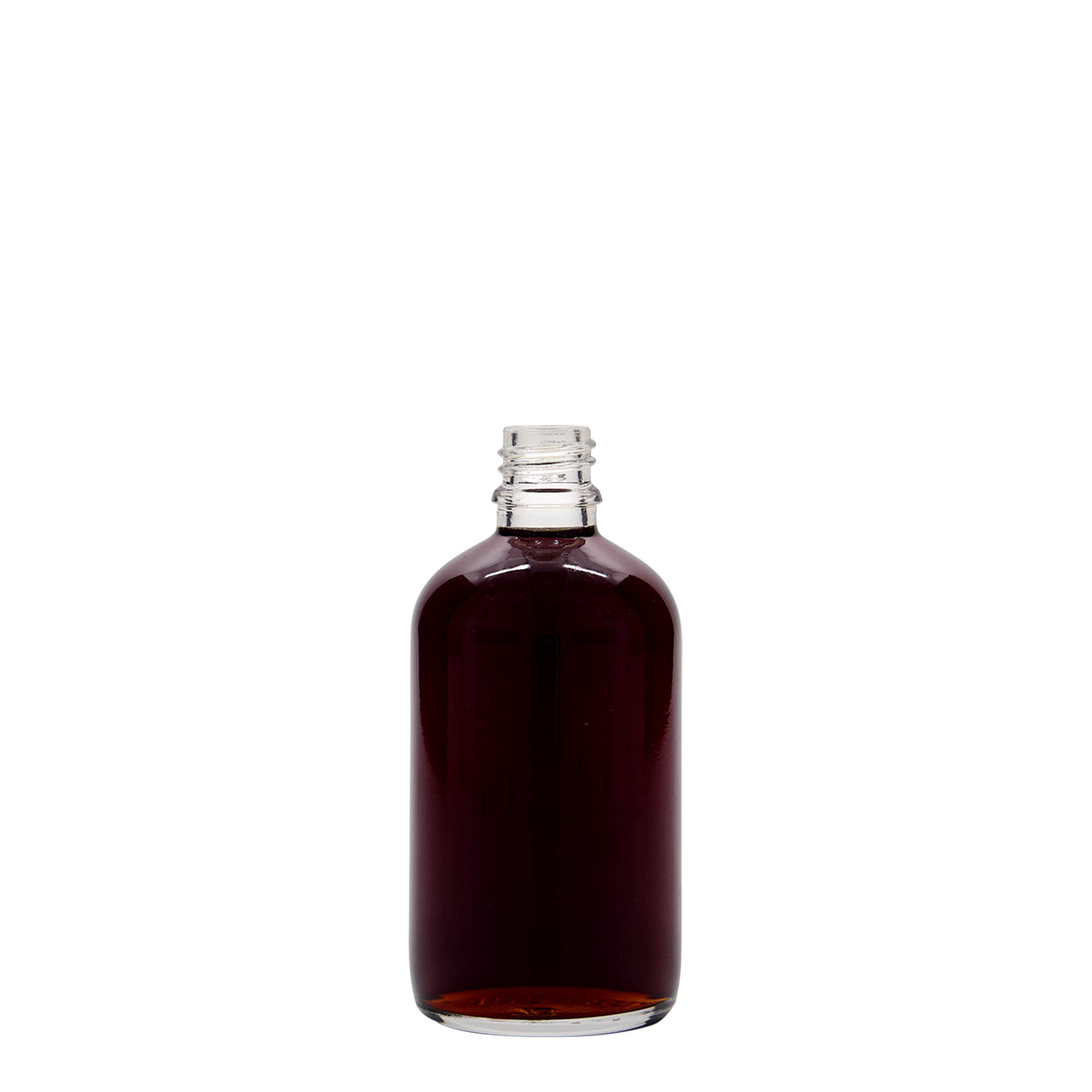 100 ml sticlă medicală, sticlă, gura: DIN 18