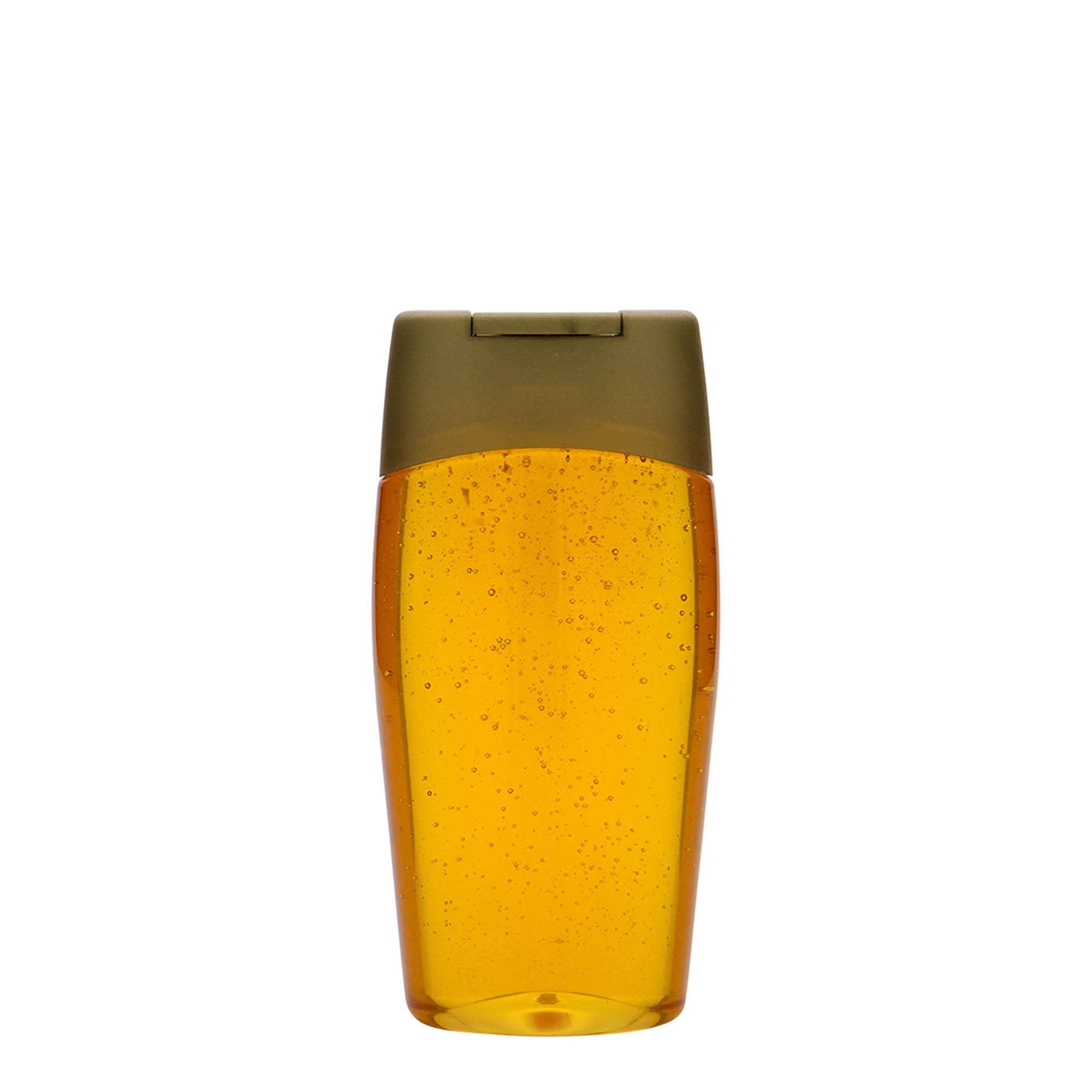 Sticlă PET de 200 ml „Squeeze”, ovală, din plastic