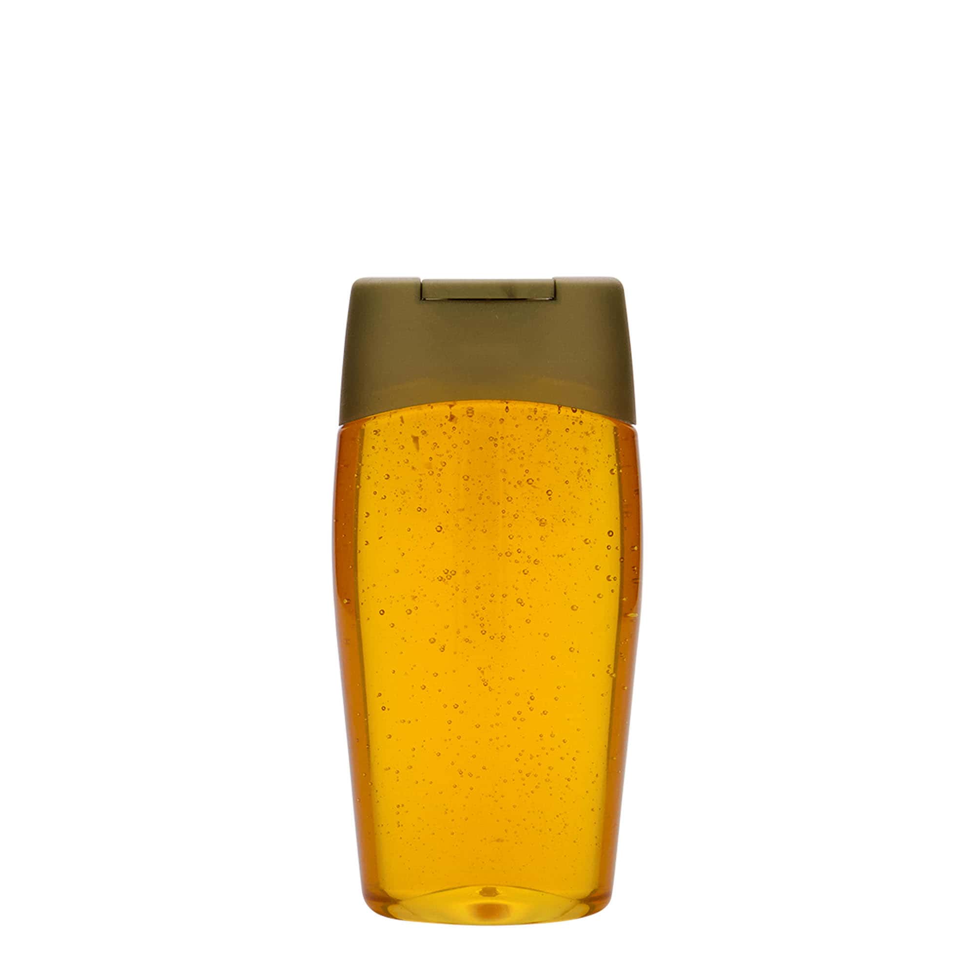 Sticlă PET de 200 ml „Squeeze”, ovală, din plastic