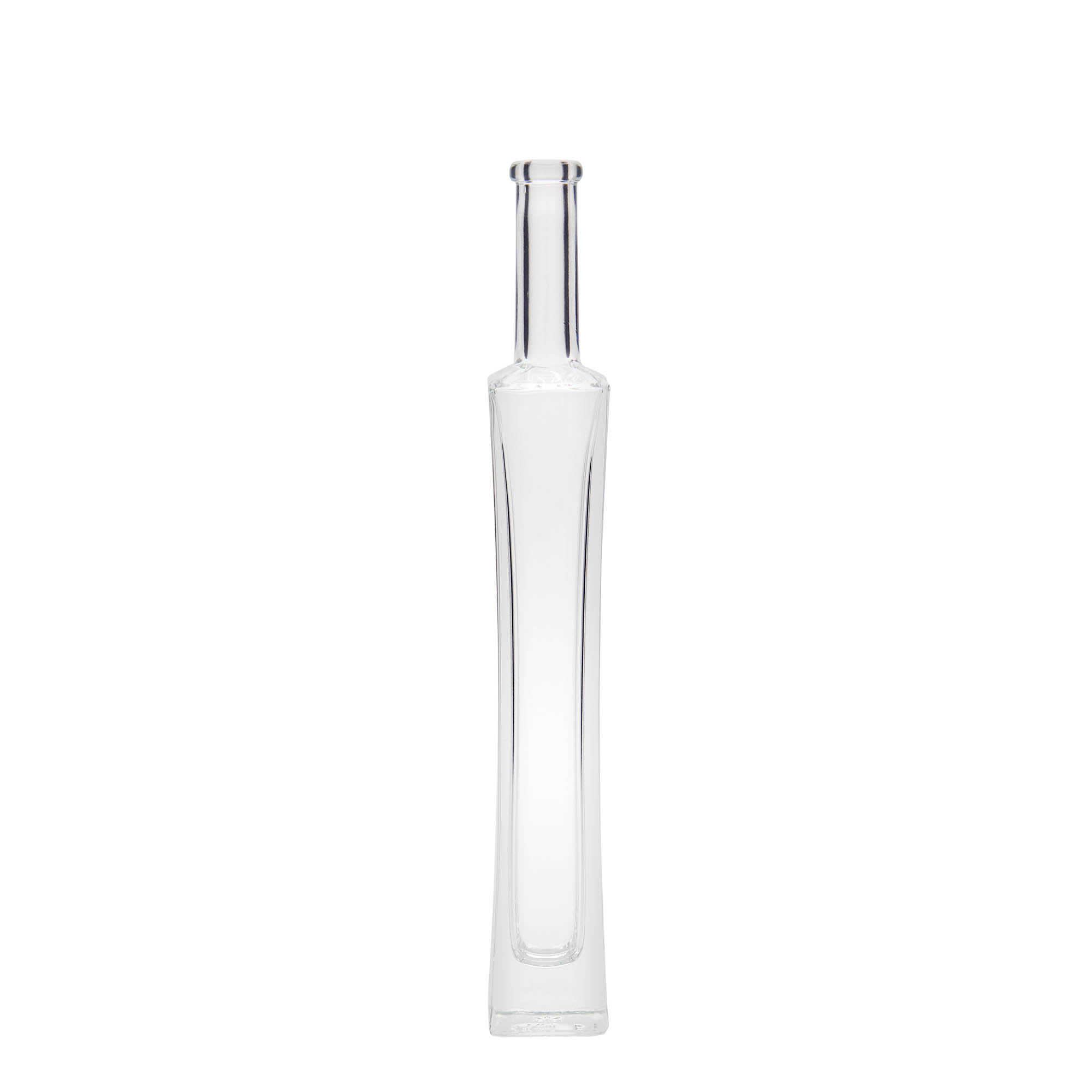 Sticlă de sticlă de 100 ml „Koko”, pătrată, gura: dop de plută
