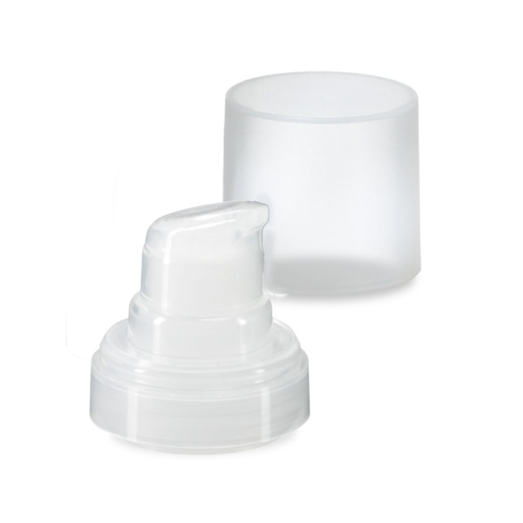 Cap Airless Micro natur + capac de conectare mat, de culoare naturala