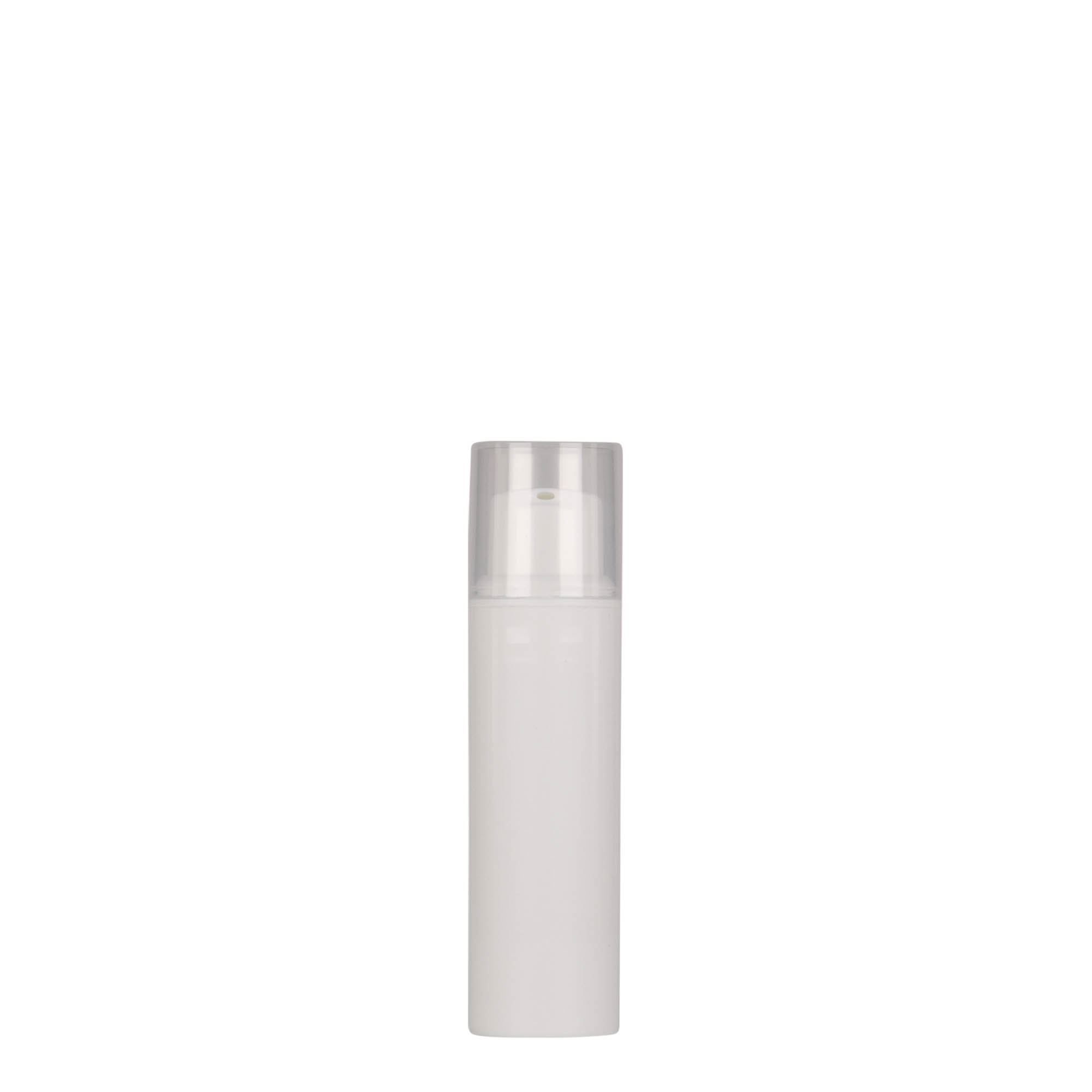 Dispenser airless de 10 ml „Nano”, plastic PP, alb Dispenser airless de 10 ml „Nano”, plastic PP, alb