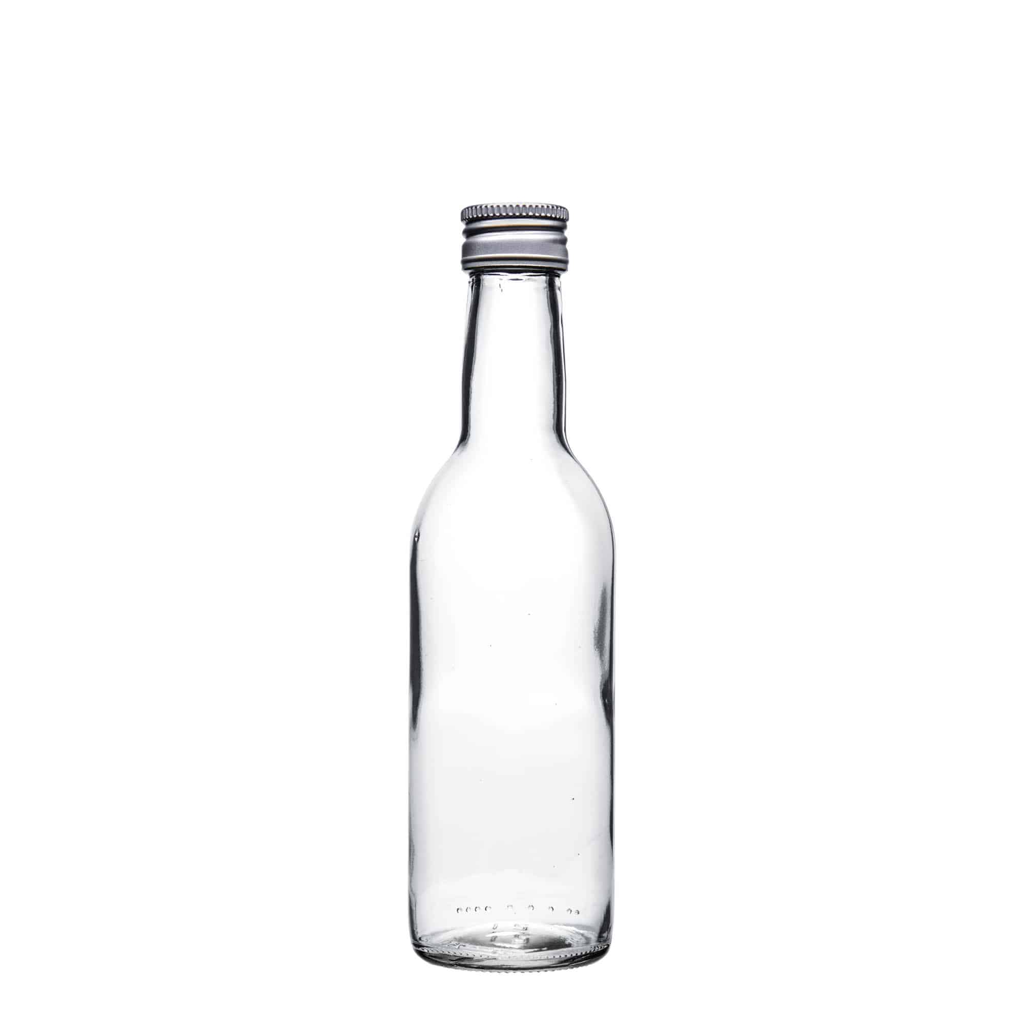 Sticlă de sticlă de 250 ml „Bordeaux”, gura: PP 28
