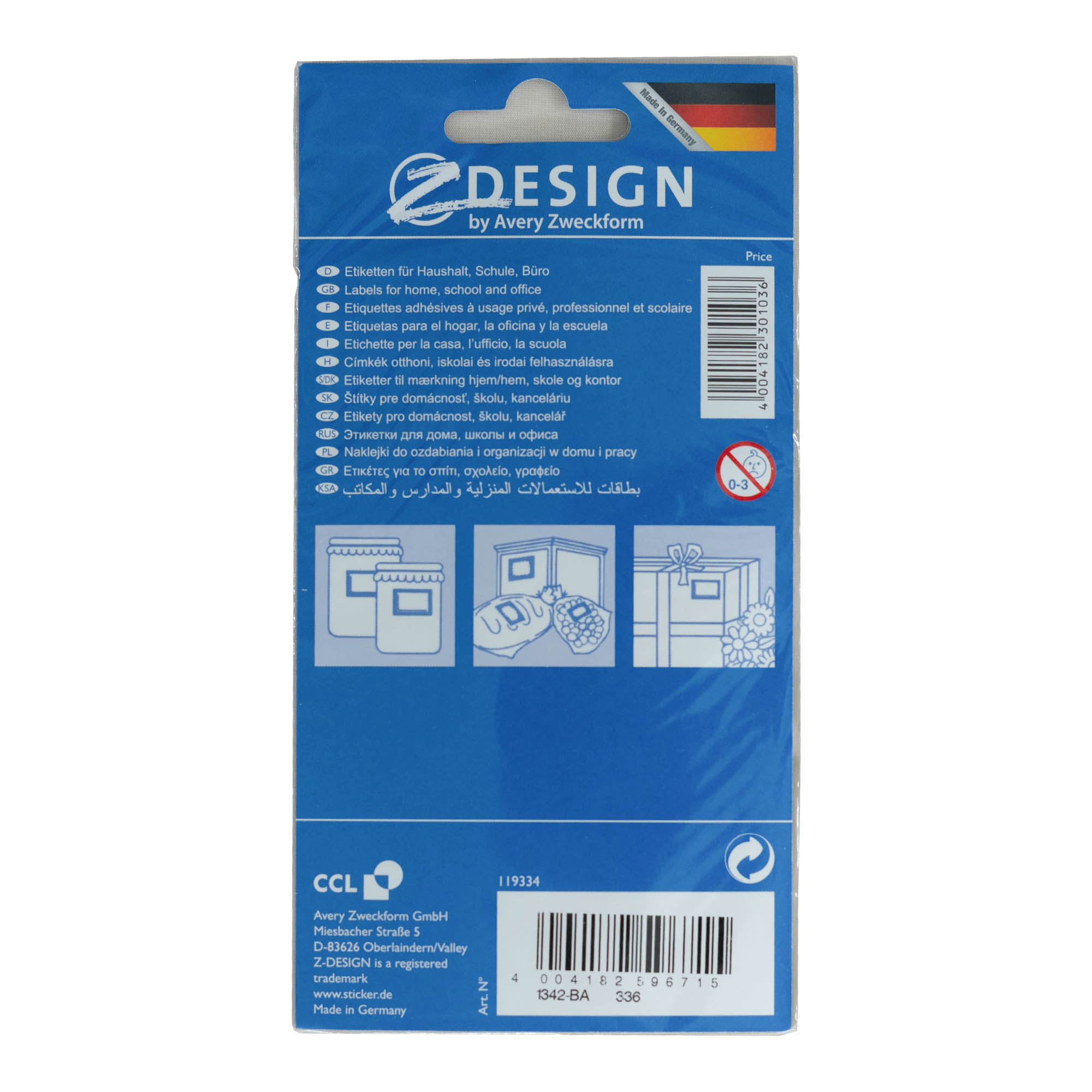 Zweckform etichete „Rame fructe”, dreptunghiulare, hârtie, multicolor Zweckform etichete „Rame fructe”, dreptunghiulare, hârtie, multicolor