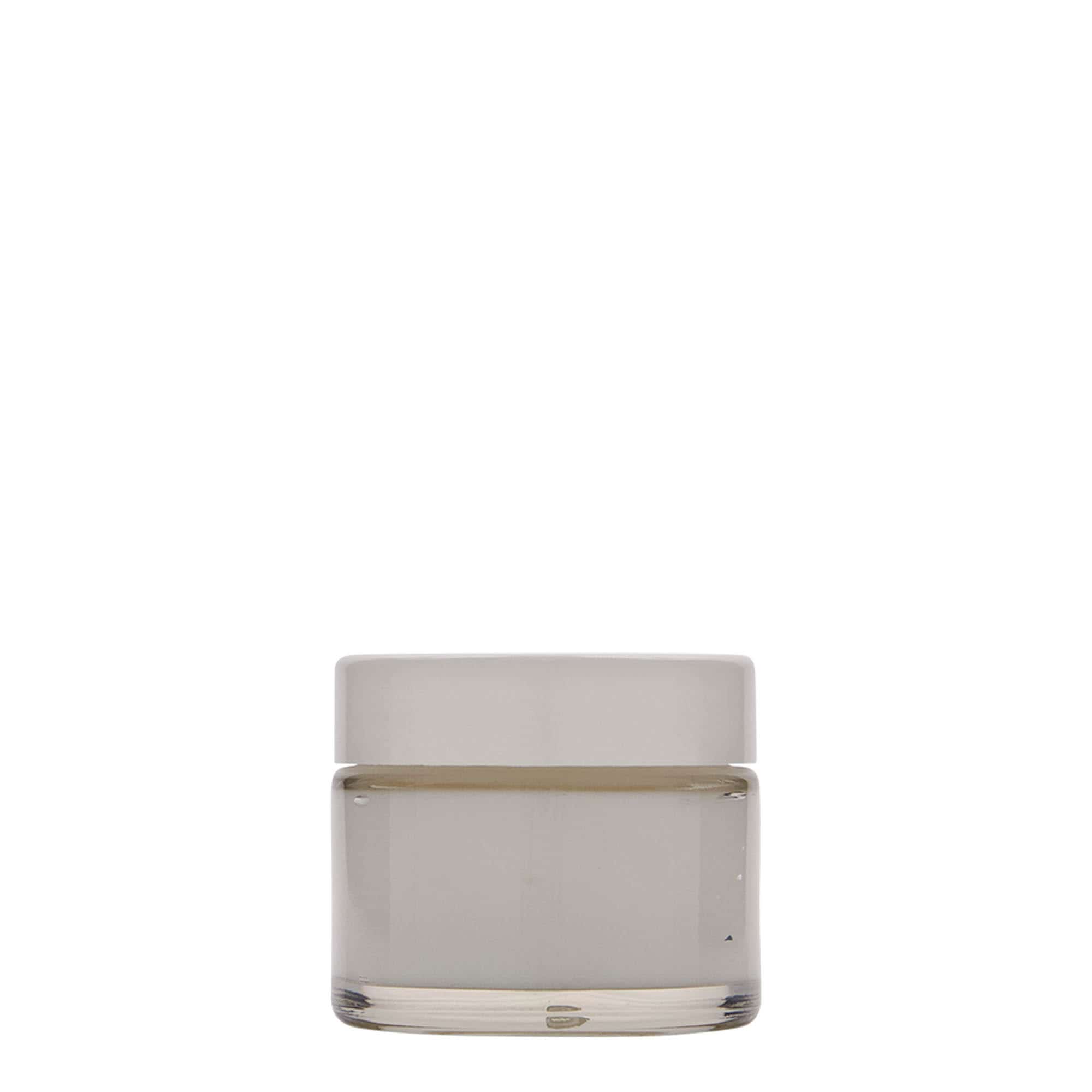 50 ml borcan „Beauty”, sticlă, gura: capac cu filet