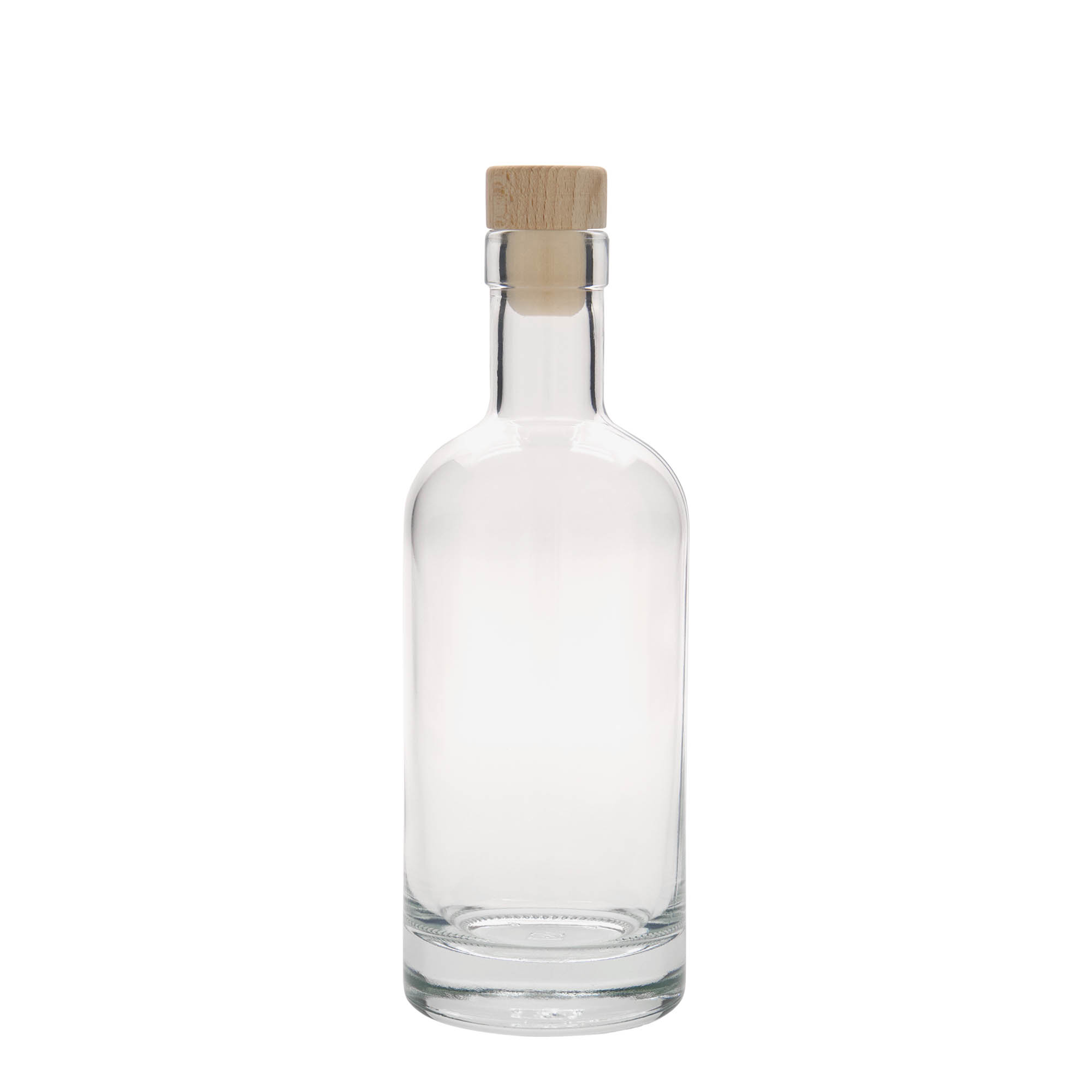 Sticlă de sticlă de 350 ml 'Linea Uno', gura: dop de plută Sticlă de sticlă de 350 ml 'Linea Uno', gura: dop de plută