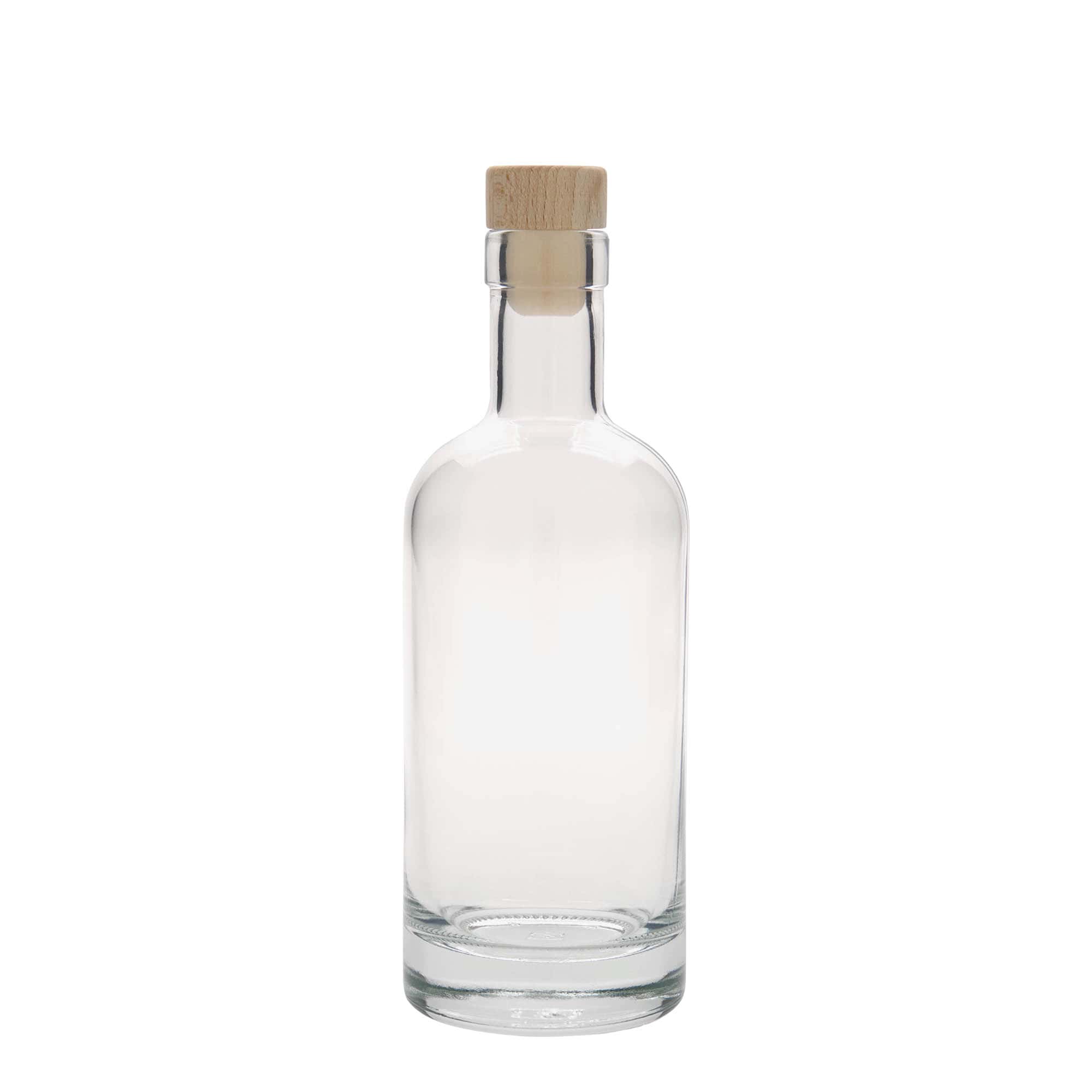 Sticlă de sticlă de 350 ml 'Linea Uno', gura: dop de plută