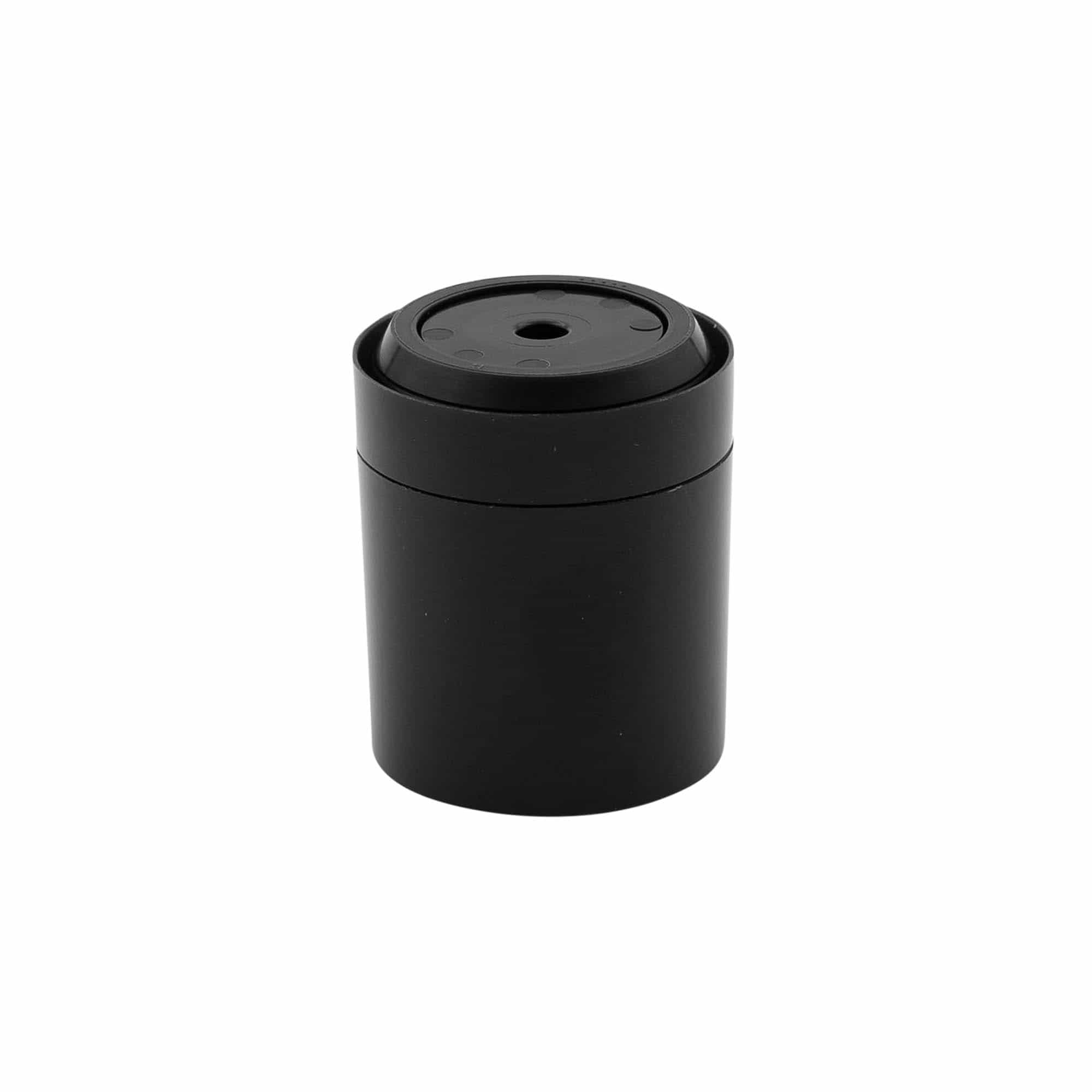 Cap de pompă dozator airless „Micro”, plastic PP, negru