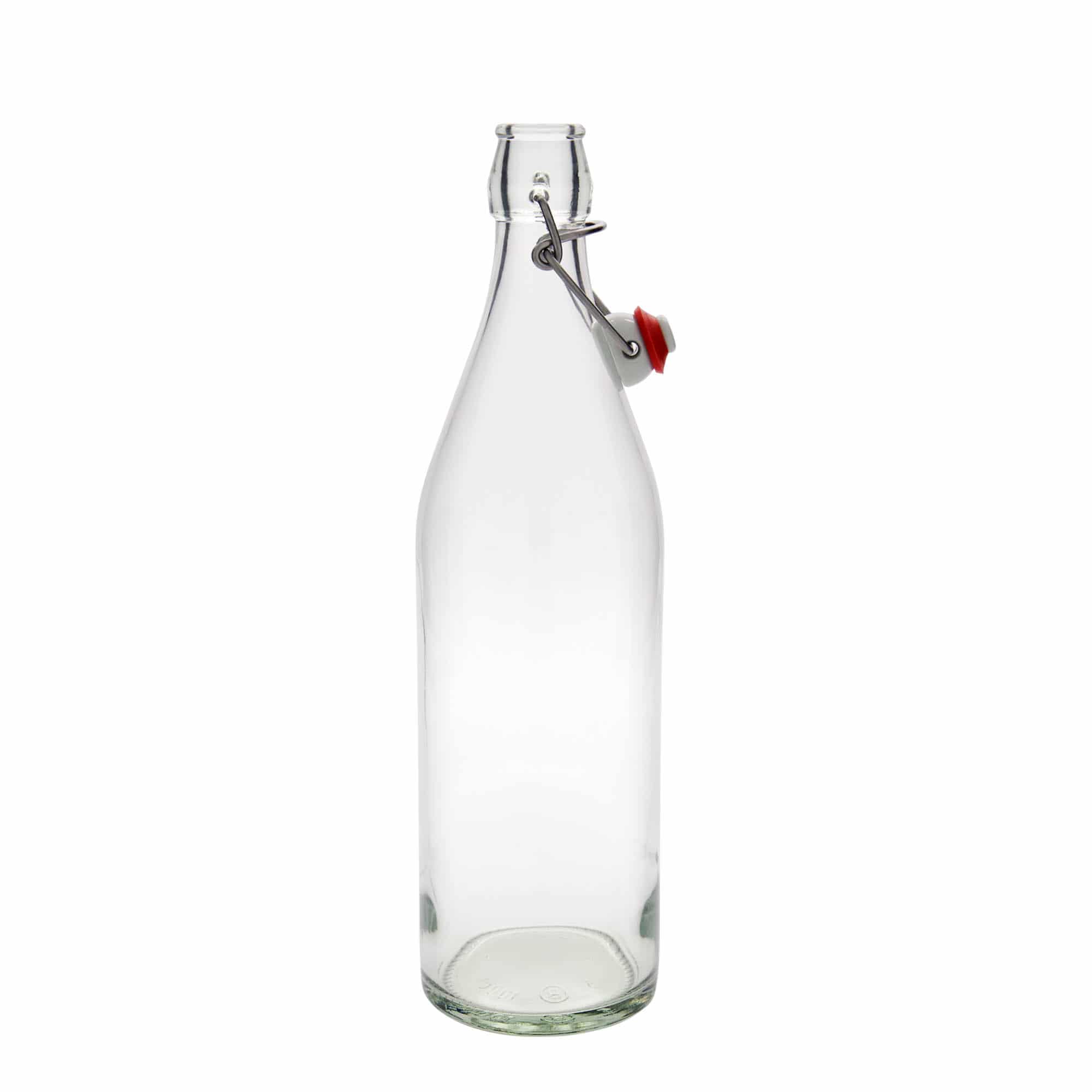 Sticlă de sticlă de 1.000 ml „Giara”, gura: închidere cu clemă