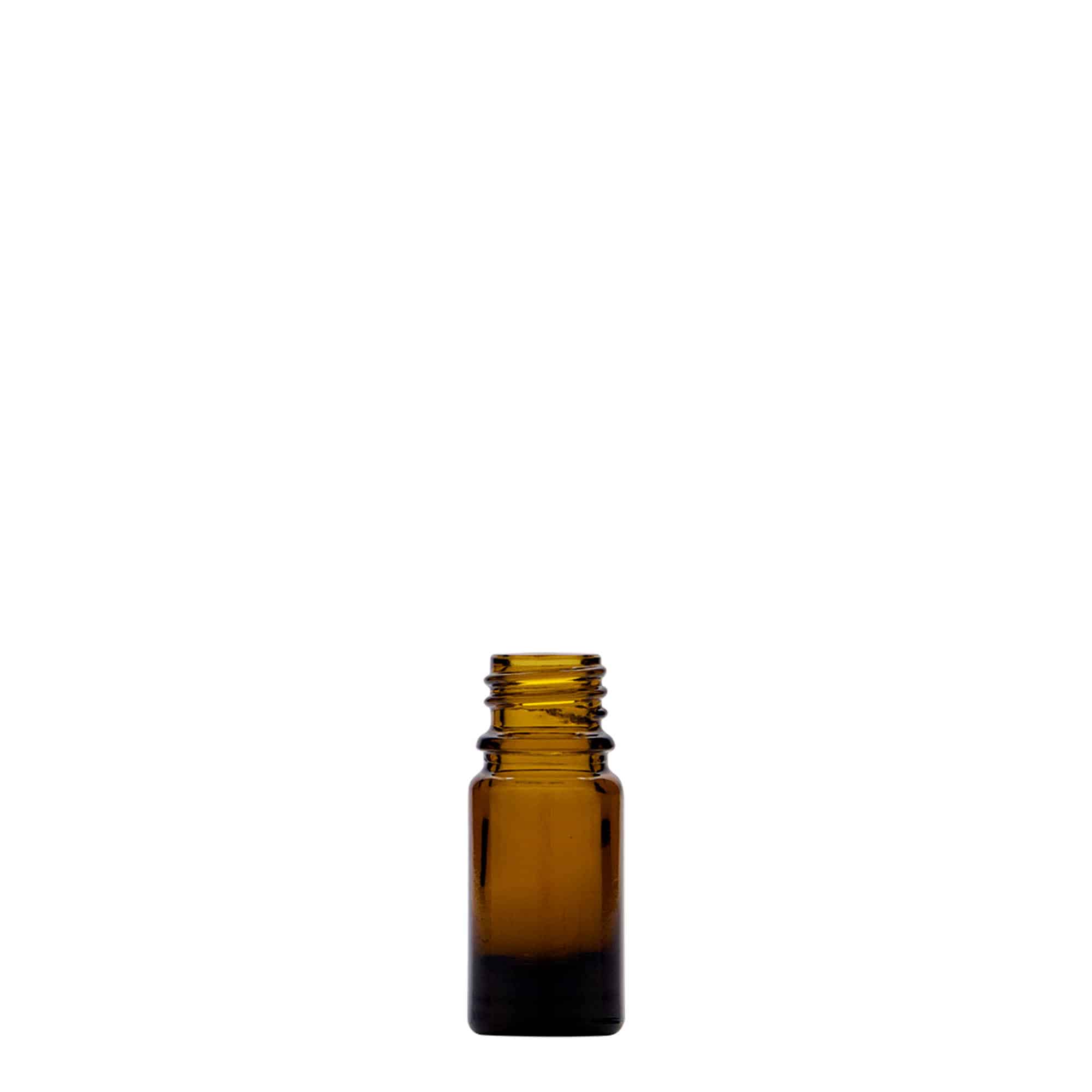 5 ml flacon medical, sticlă, maro, gura: DIN 18