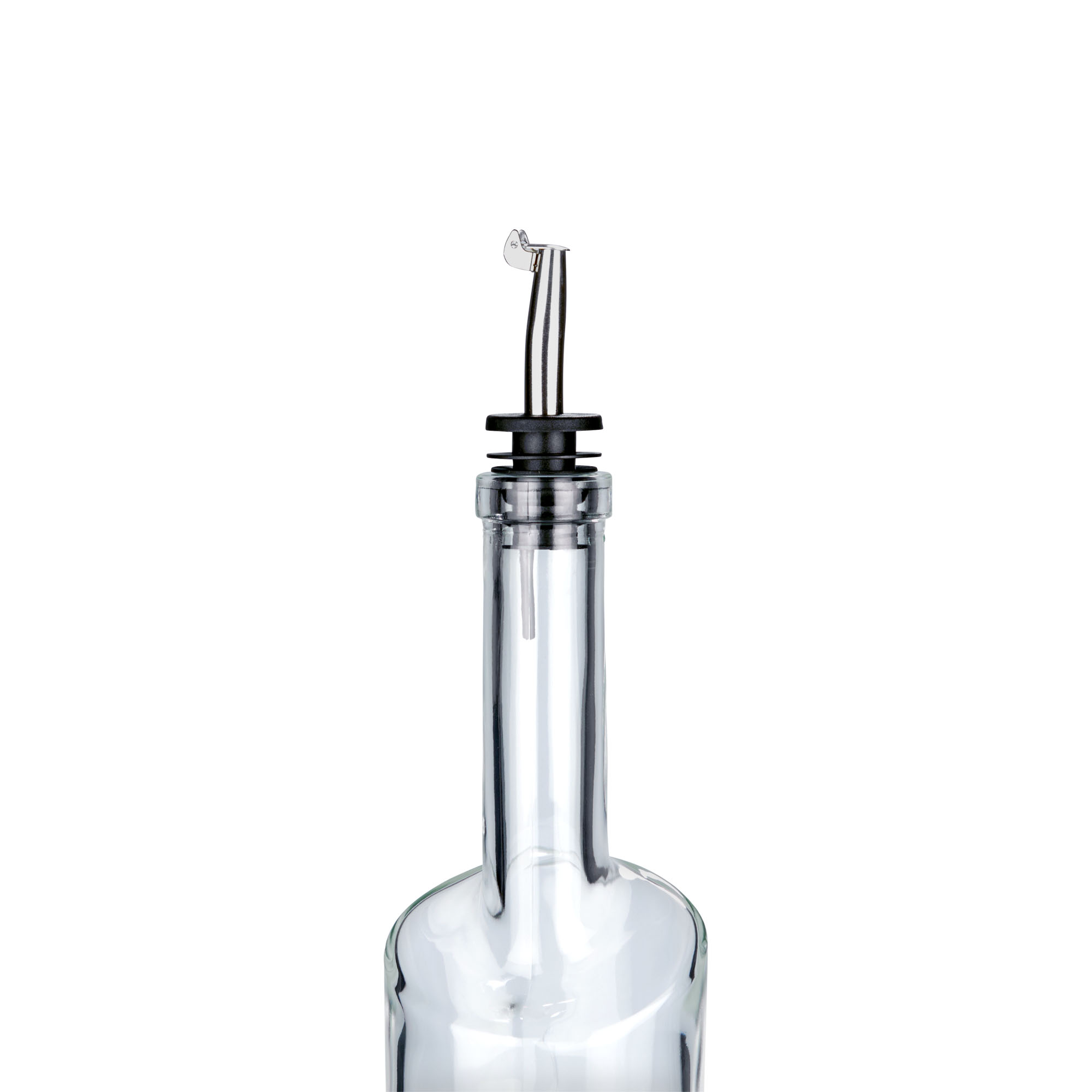 Dispenser inox cu clapetă metalică, oțel inoxidabil, argintiu