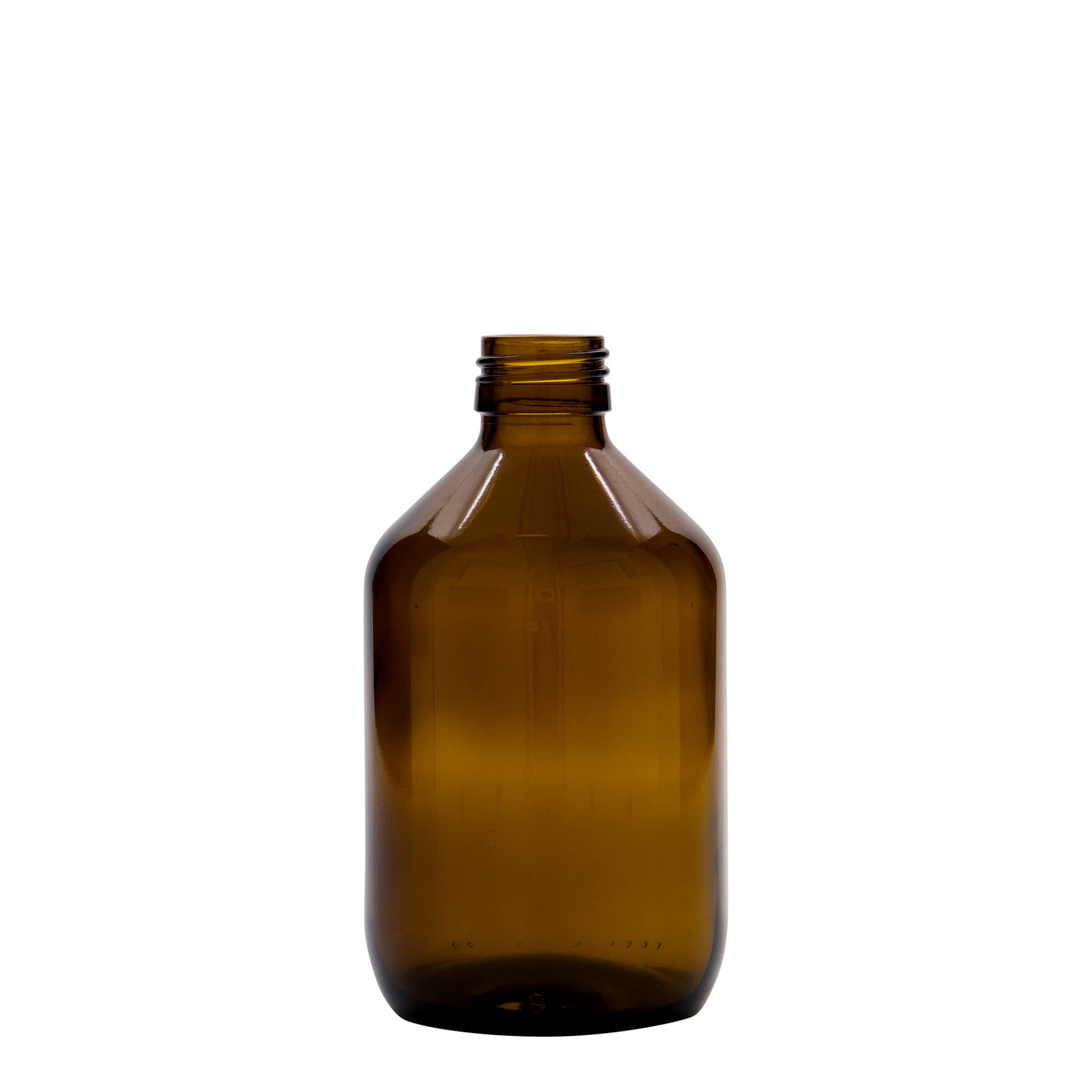 300 ml sticlă medicală, maro, sticlă, gură: PP 28