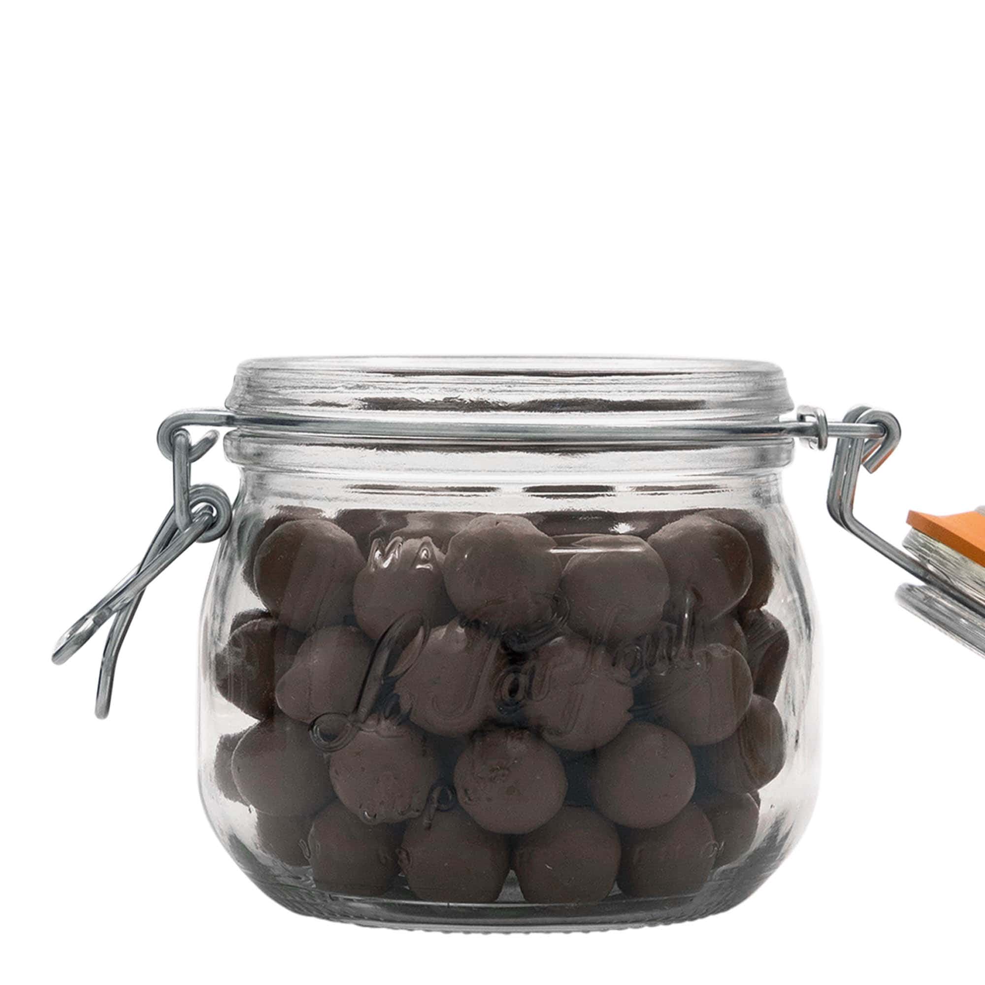 500 ml borcan cu clemă metalică 'Le Parfait Super Bocal', deschidere: închidere cu clemă metalică