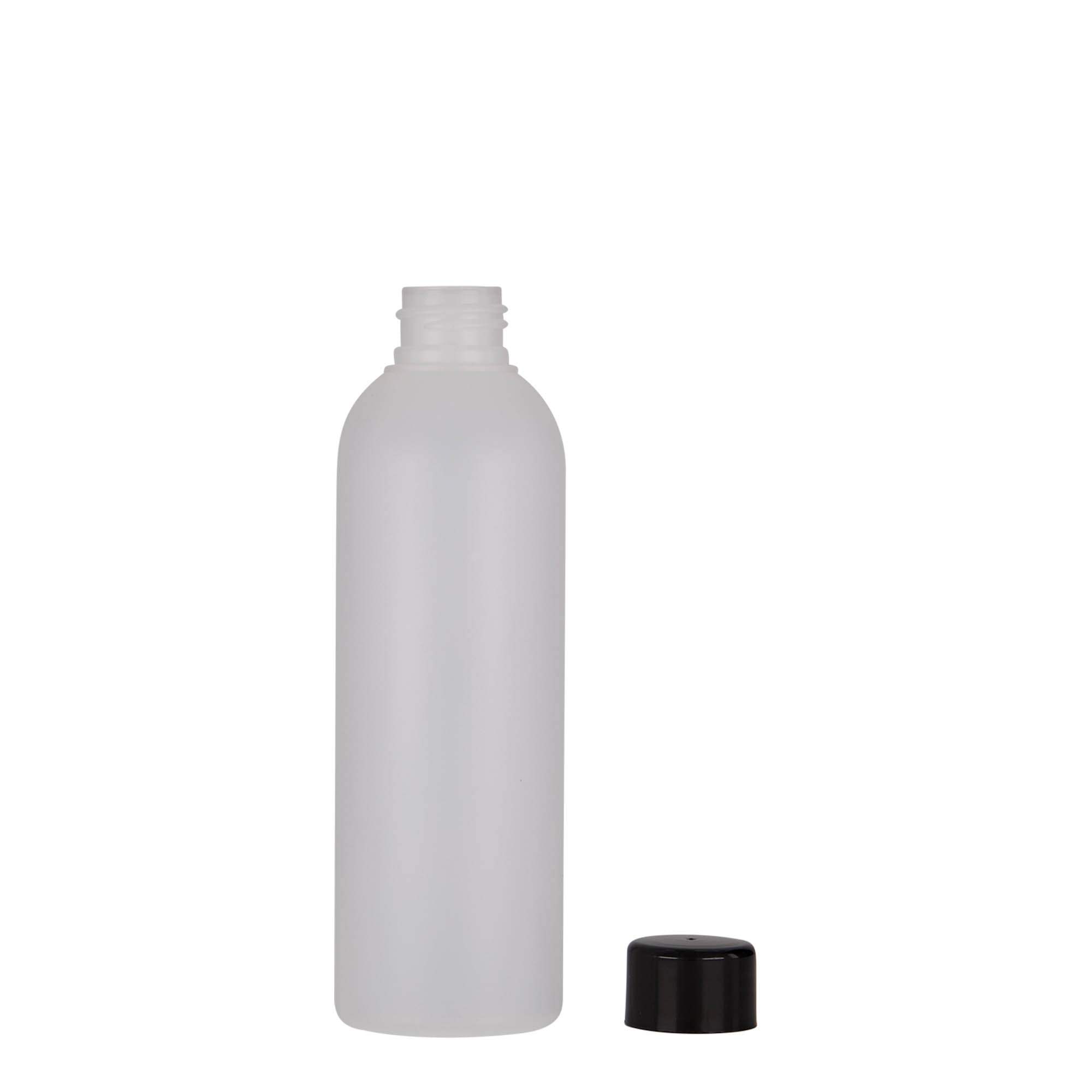 Flacon din plastic de 200 ml „Tuffy”, HDPE, natural, gura: 24/410