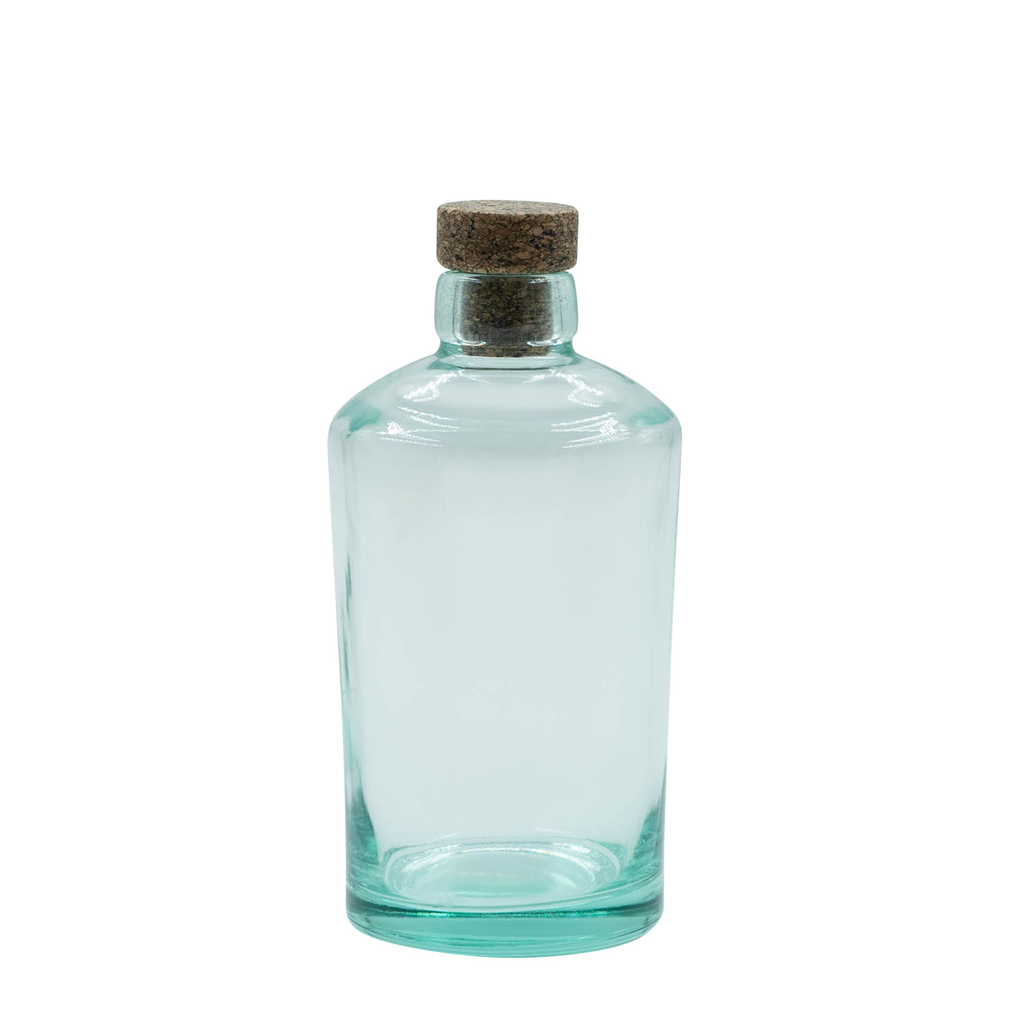 Sticlă de sticlă de 500 ml „Barrel”, gura: dop de plută Sticlă de sticlă de 500 ml „Barrel”, gura: dop de plută