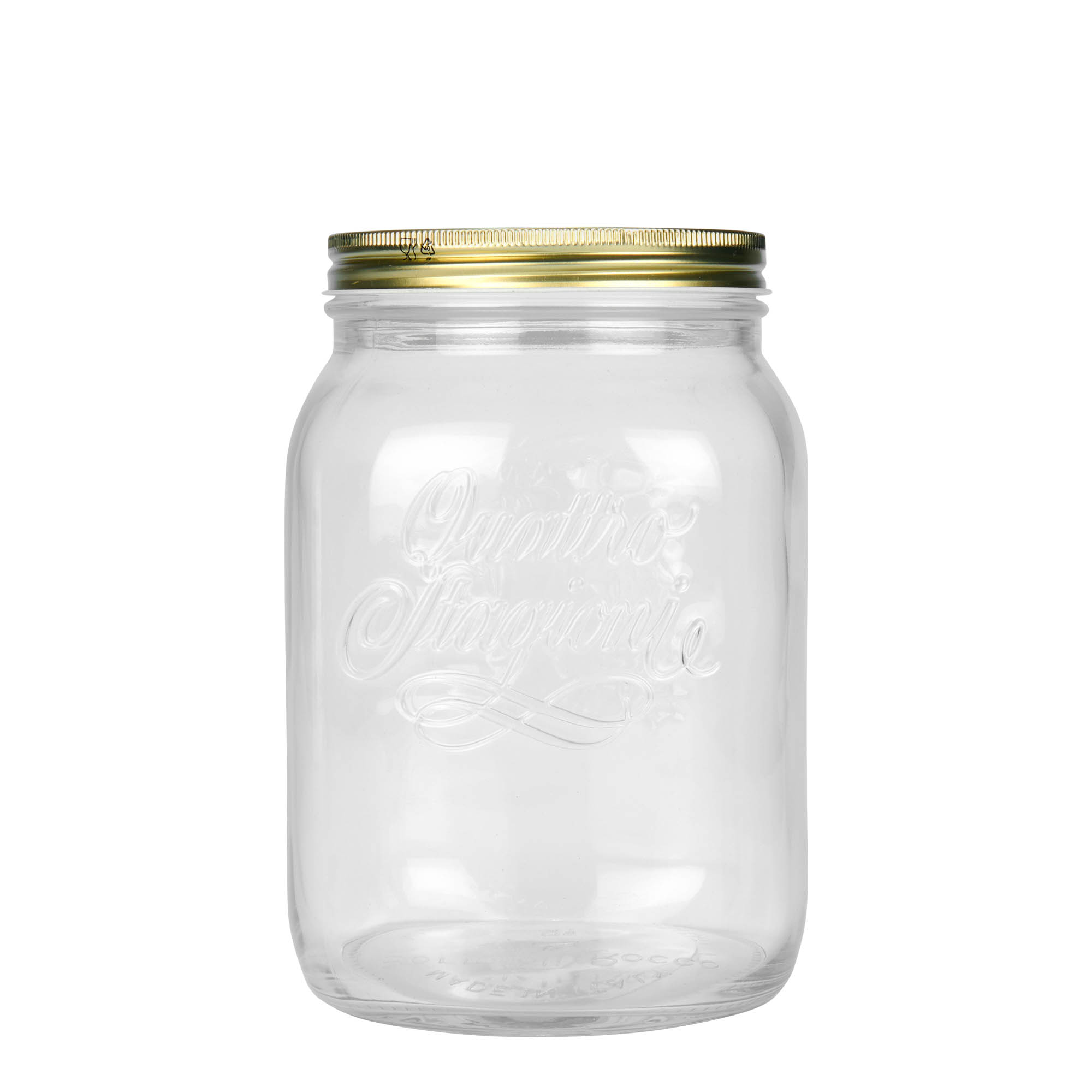 2.000 ml sticlă „Quattro Stagioni”, gura: capac cu filet