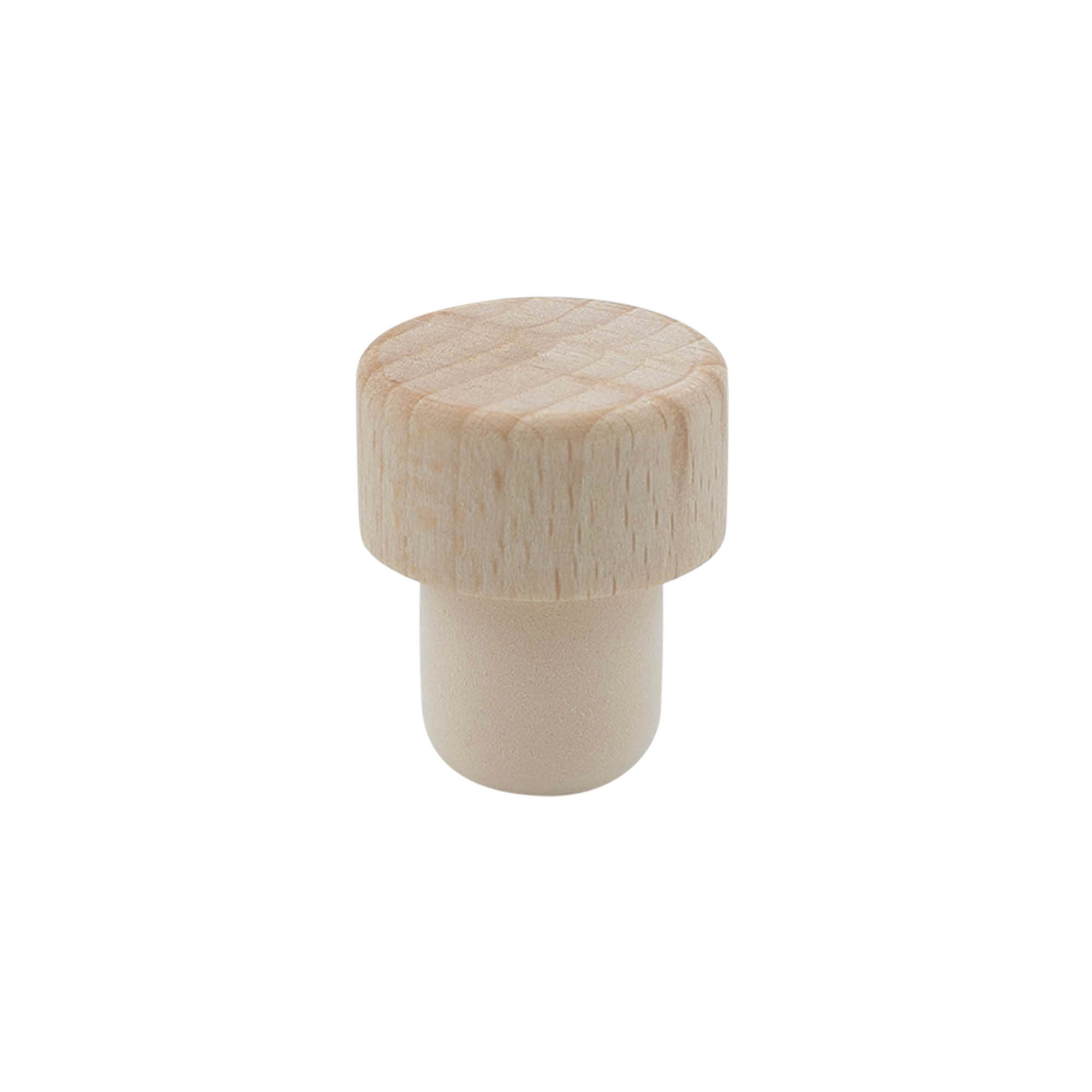 Dop cu mâner 19 mm, lemn/plastic, pentru gură: dop de plută Dop cu mâner 19 mm, lemn/plastic, pentru gură: dop de plută
