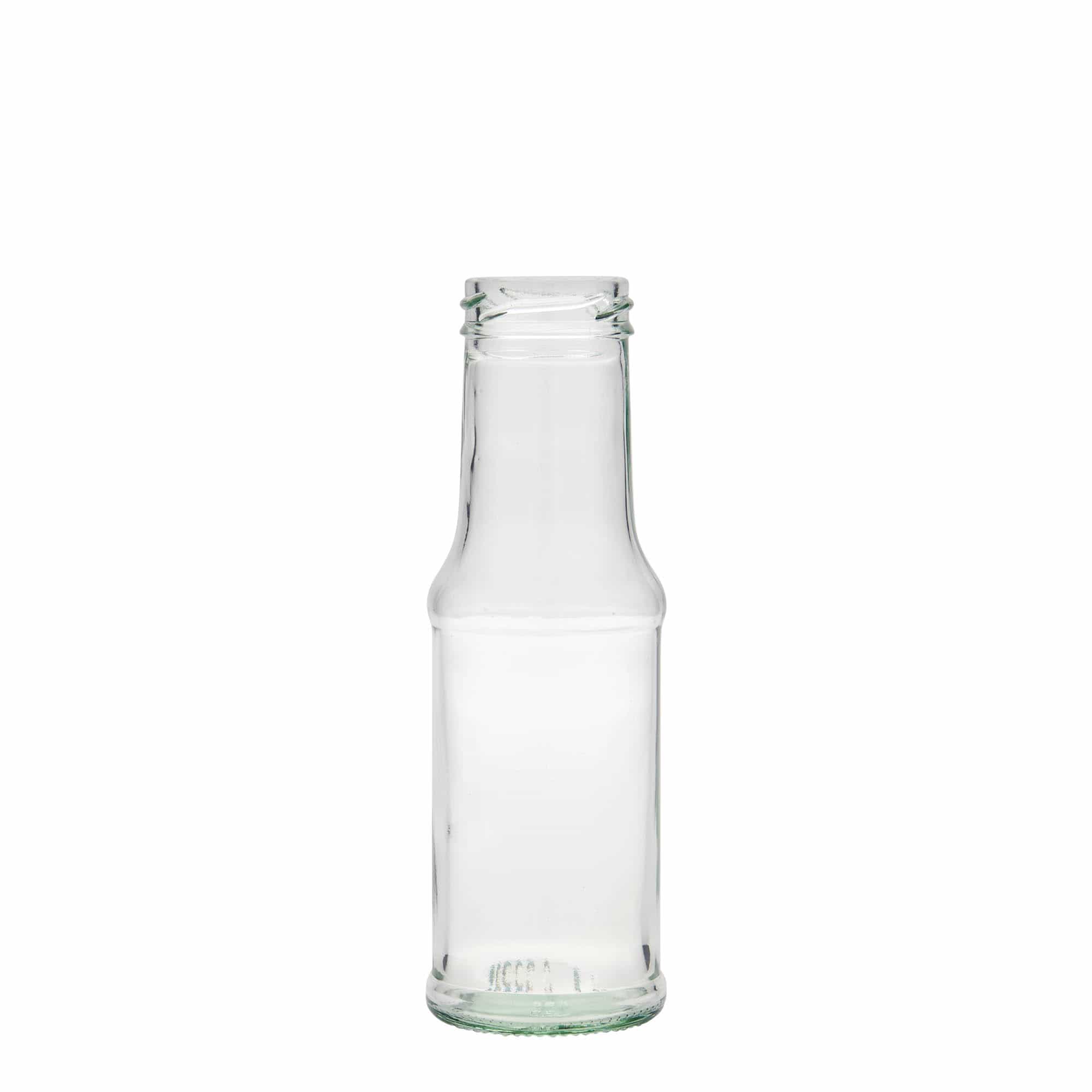 Sticlă pentru sos de 200 ml, sticlă, gura: Twist-Off (TO 43) Sticlă pentru sos de 200 ml, sticlă, gura: Twist-Off (TO 43)