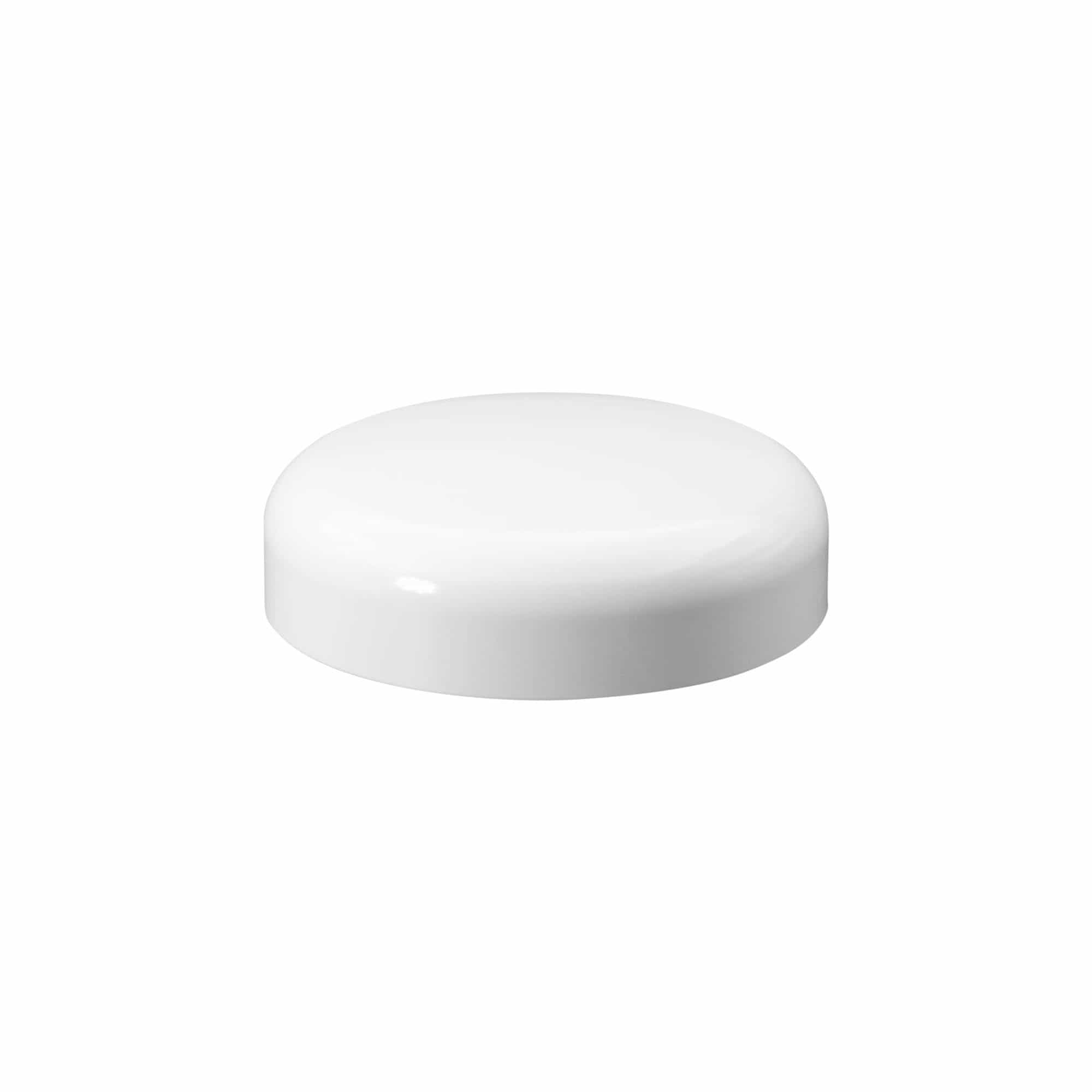 Capac cu filet pentru 200 ml „Bianca”, plastic PP, alb