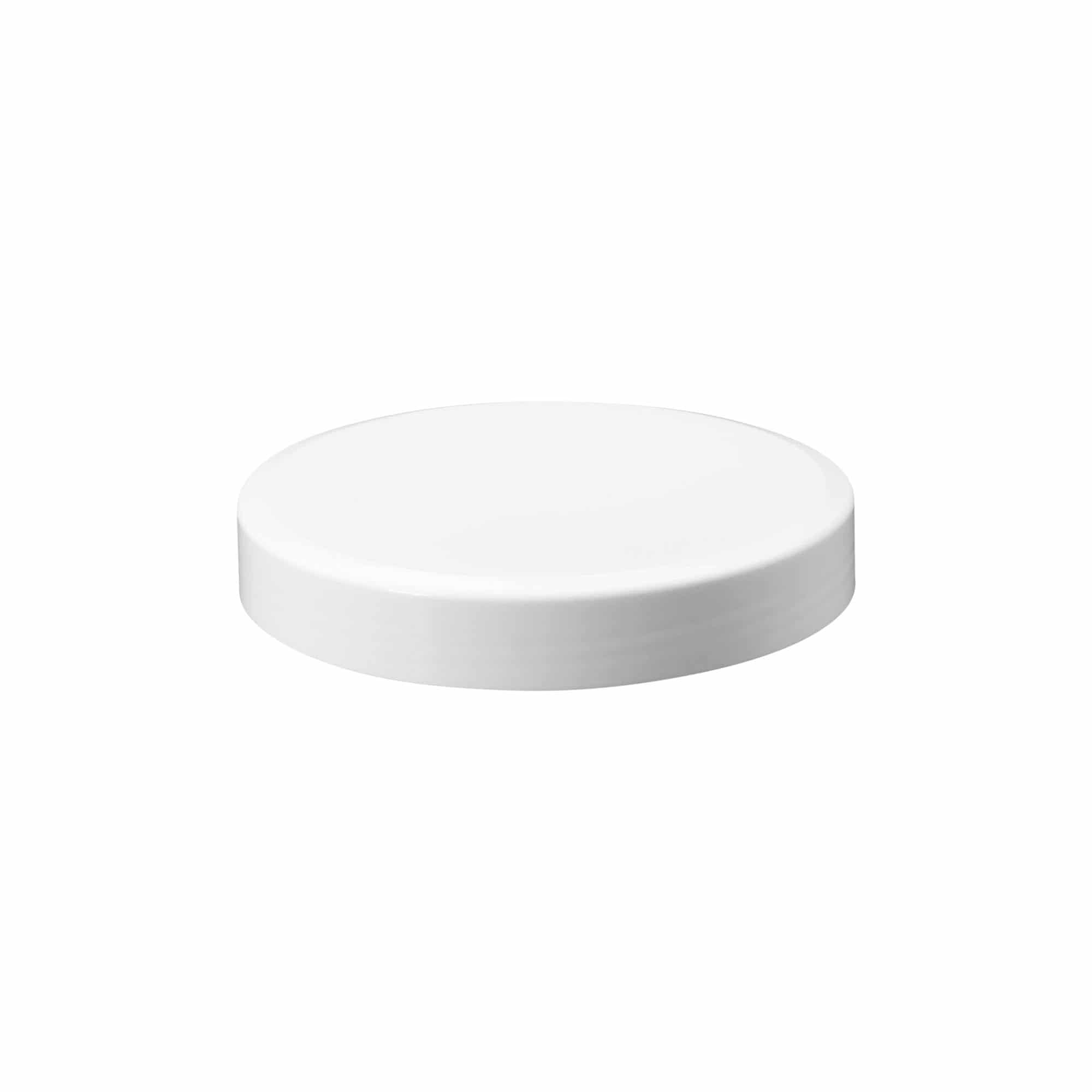 Capac cu filet „White Line” 250 ml, plastic PP, alb