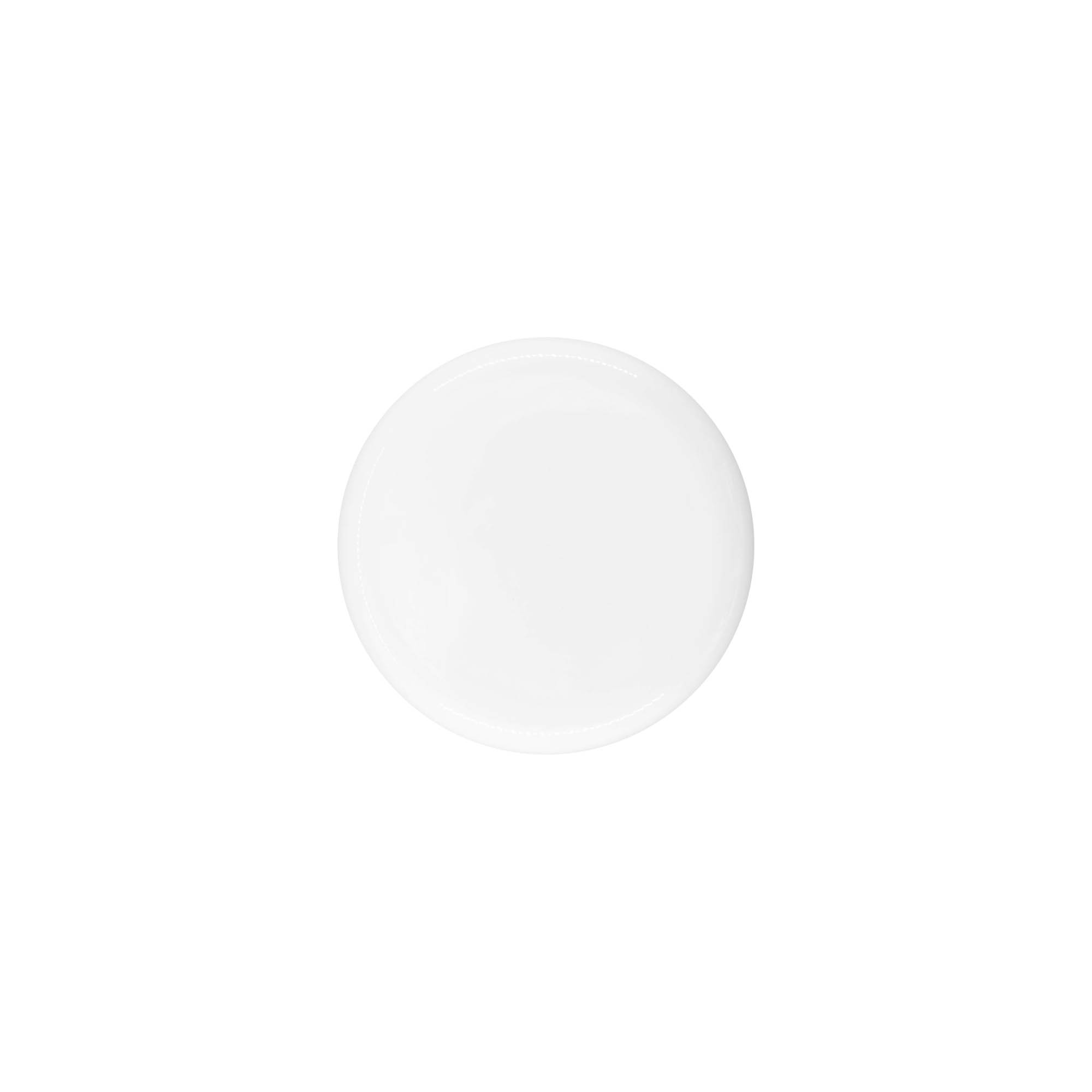 Capac cu filet pentru 50 ml „Bianca”, plastic PP, alb