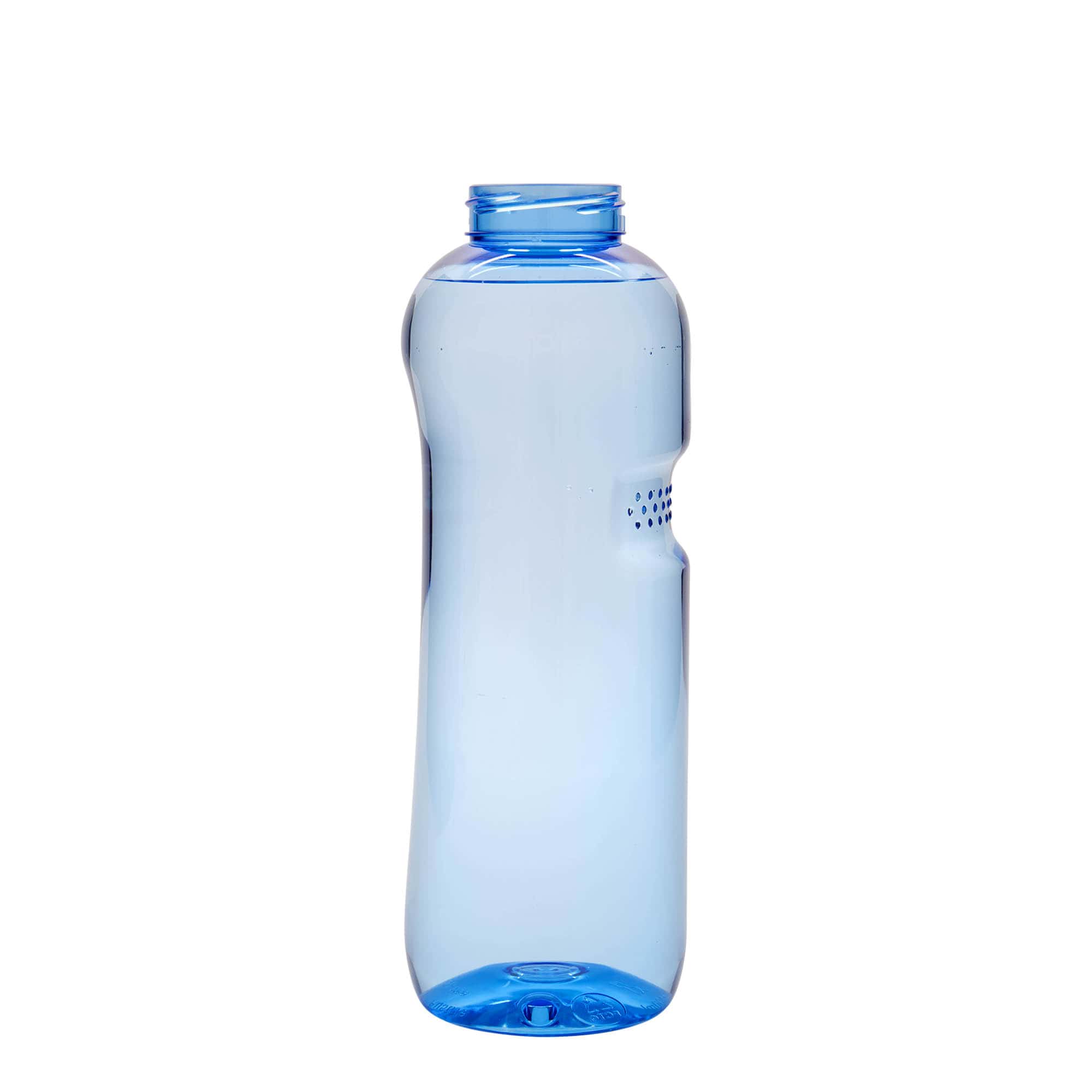 1.000 ml sticlă PET pentru băut 'Kavodrink', plastic, albastru 1.000 ml sticlă PET pentru băut 'Kavodrink', plastic, albastru