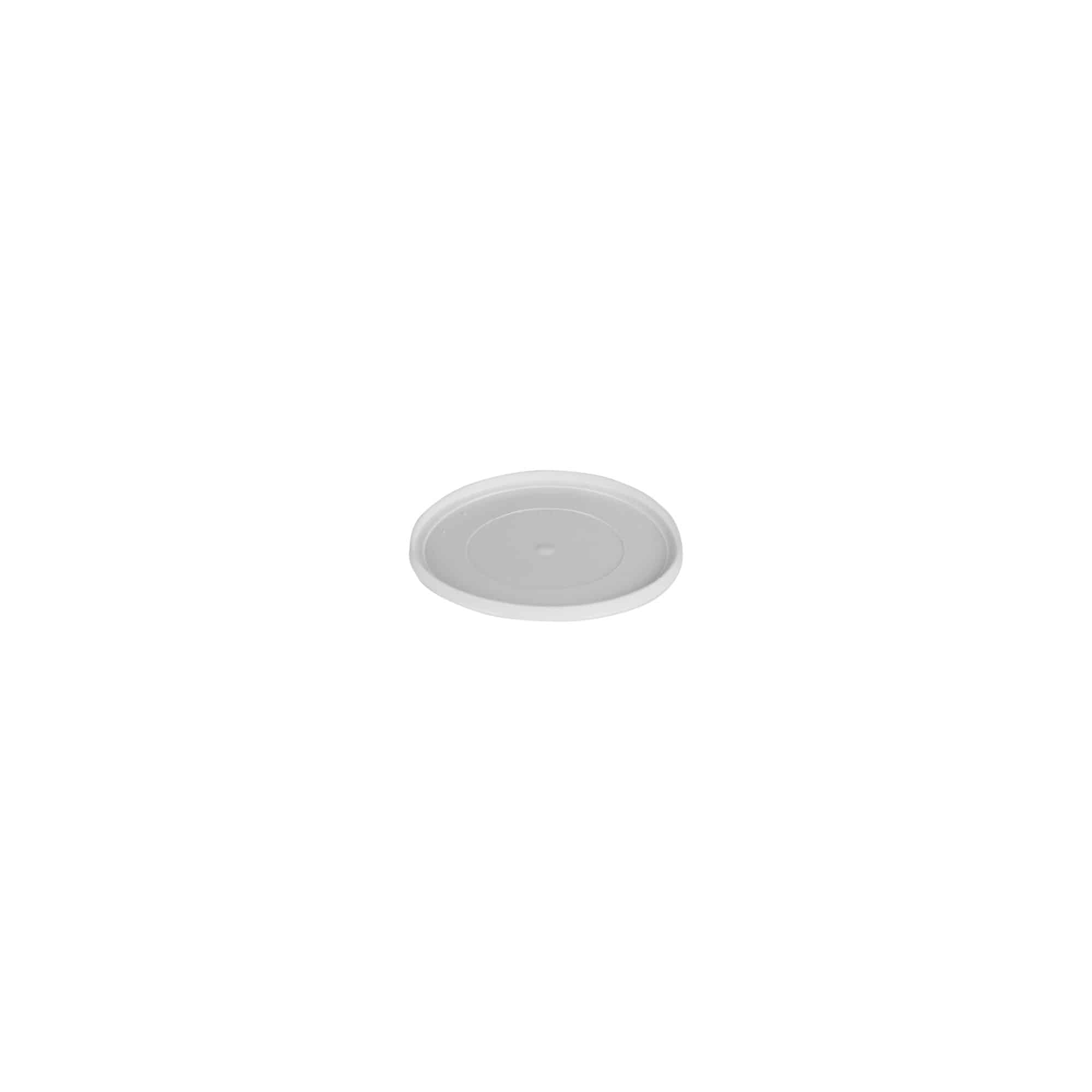 Disc de acoperire pentru 50 ml „Bianca”, plastic PP, alb