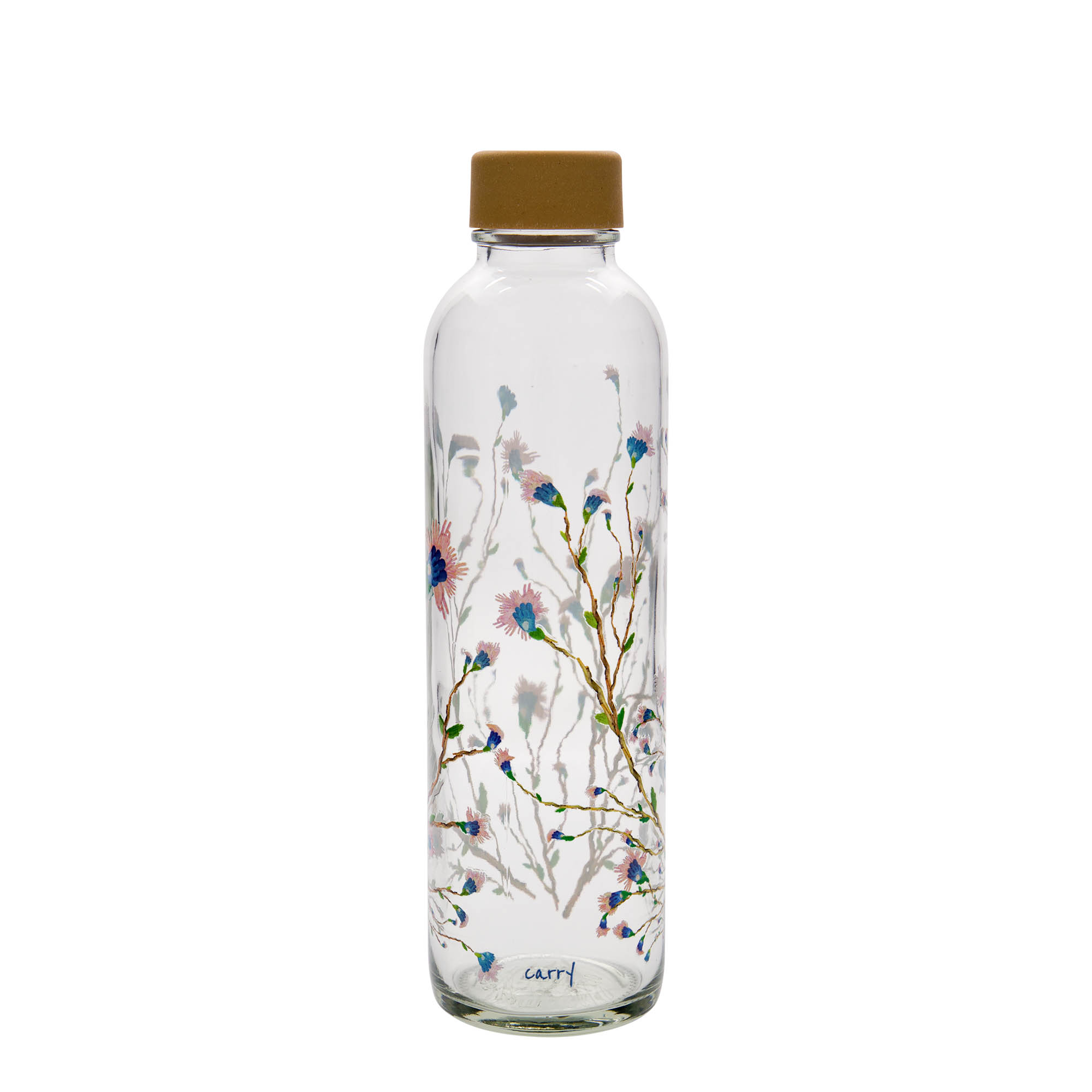 Sticlă de băut 700 ml CARRY Bottle 'Hanami', deschidere: capac cu filet