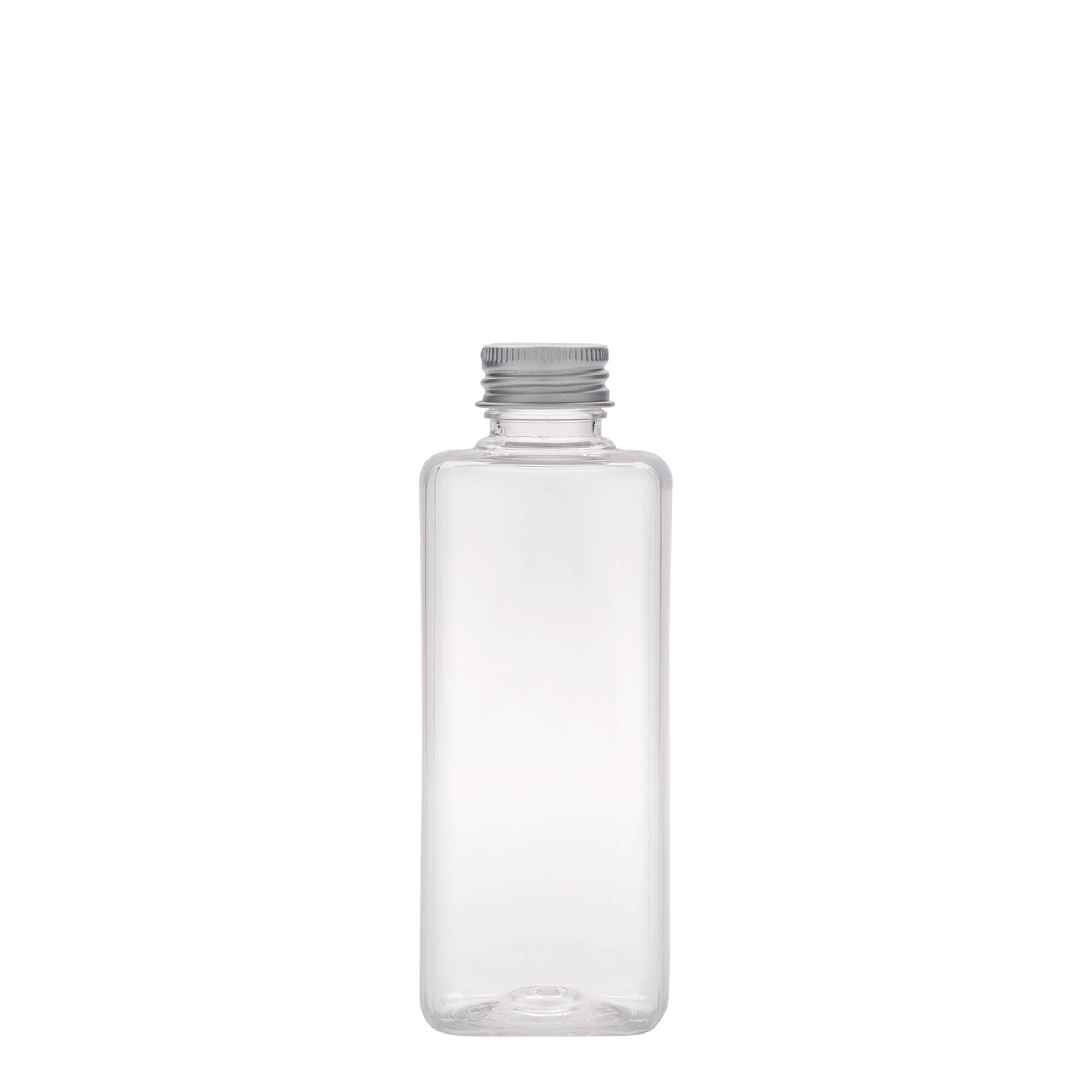 Sticlă PET de 200 ml „Karl”, pătrată, din plastic, gât: 24/410 Sticlă PET de 200 ml „Karl”, pătrată, din plastic, gât: 24/410