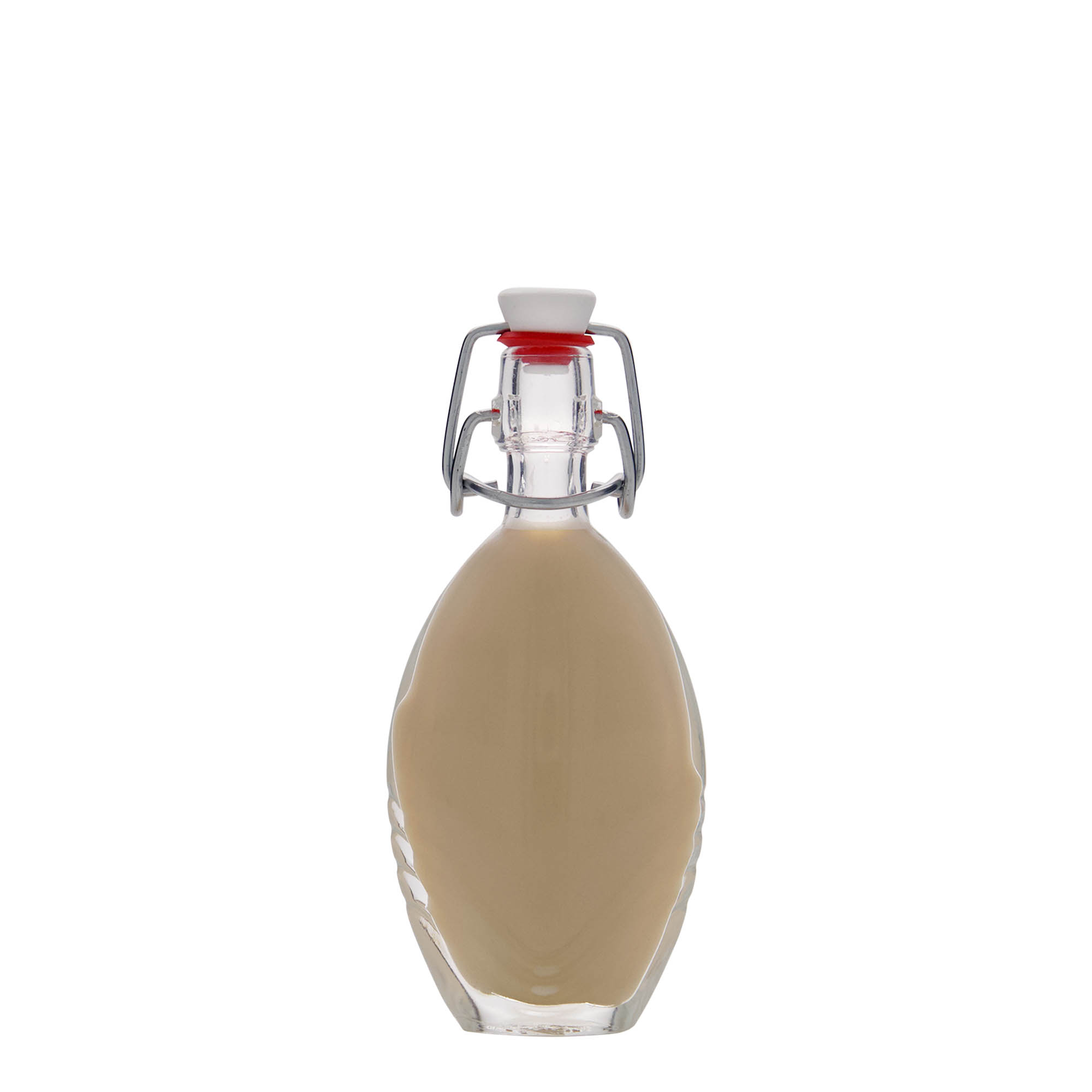 Sticlă de sticlă de 40 ml „Florence”, ovală, deschidere: închidere cu clemă